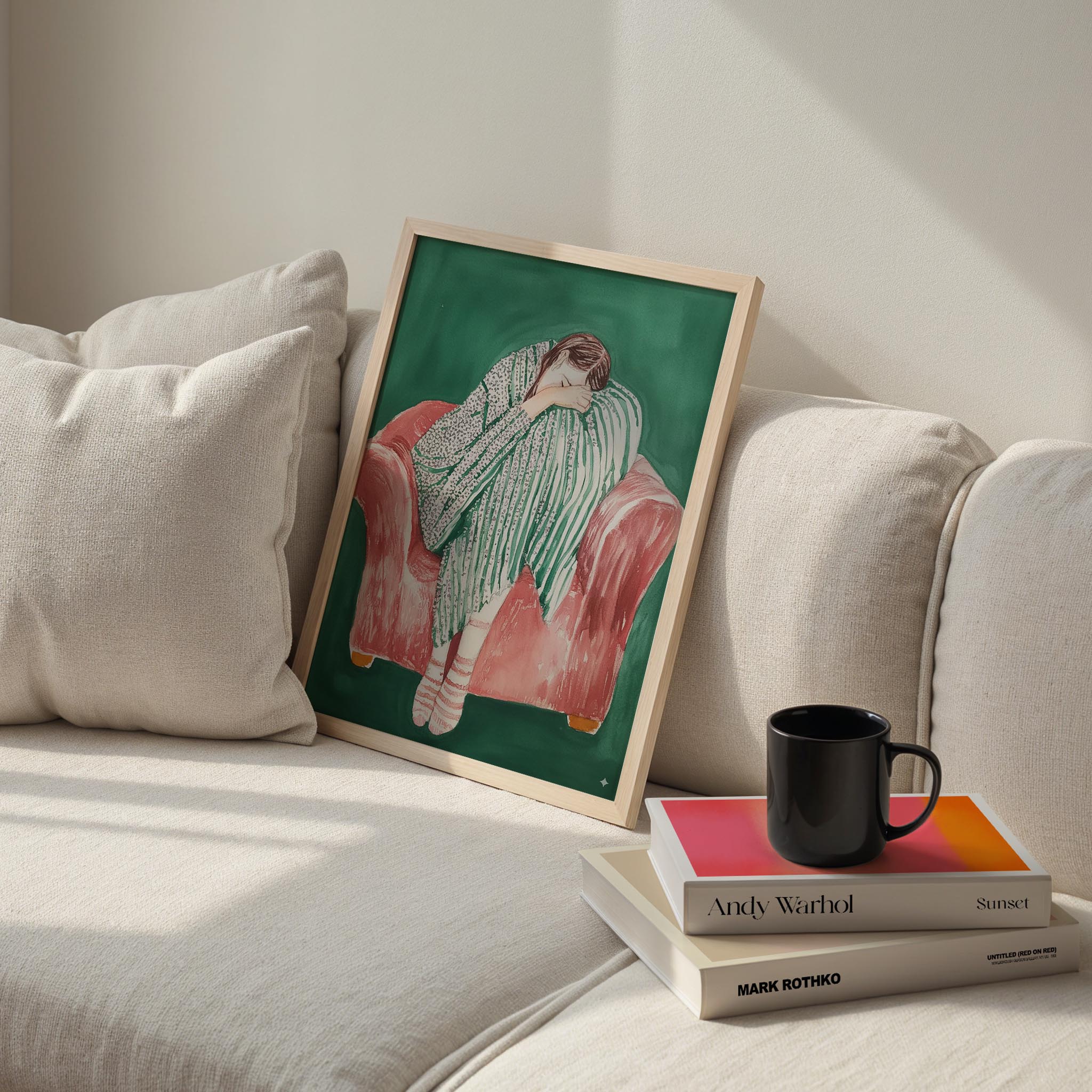 Kadın Portre XIX - Kırmızı Koltuk