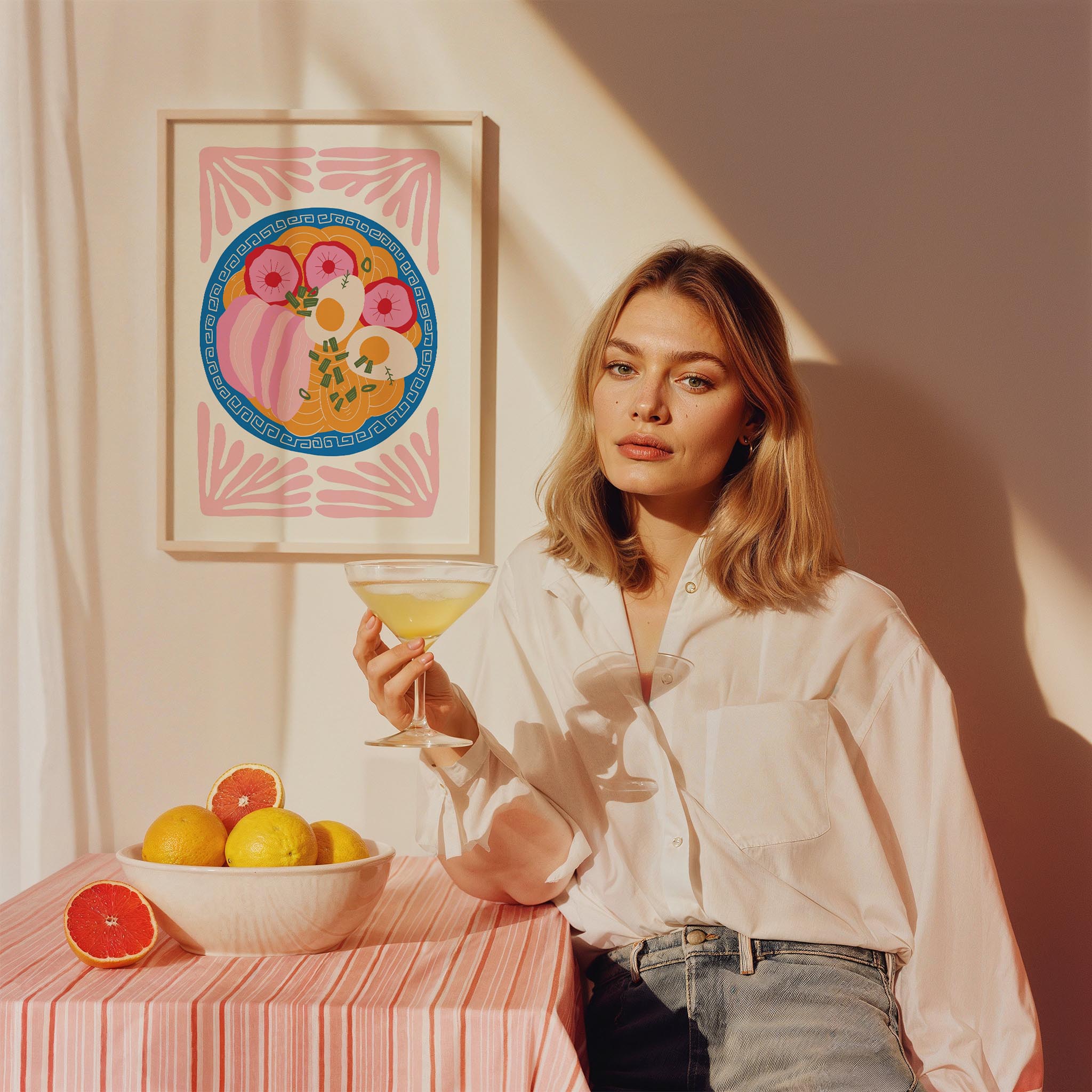 Ramen Kasesi Modern Food Asya Koleksiyonu Mutfak Duvar Tablosu