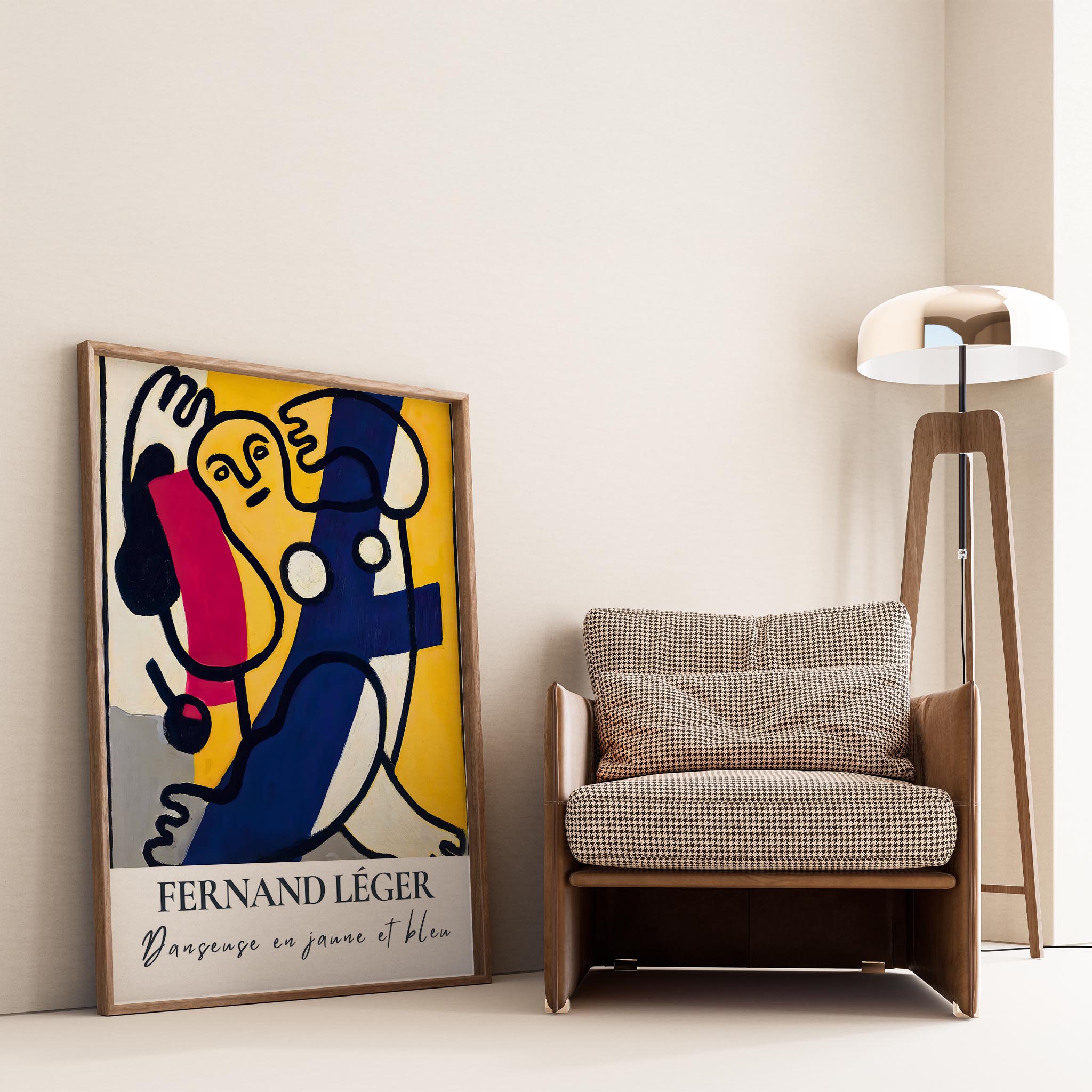 Fernand Leger XXVI Duvar Tablosu