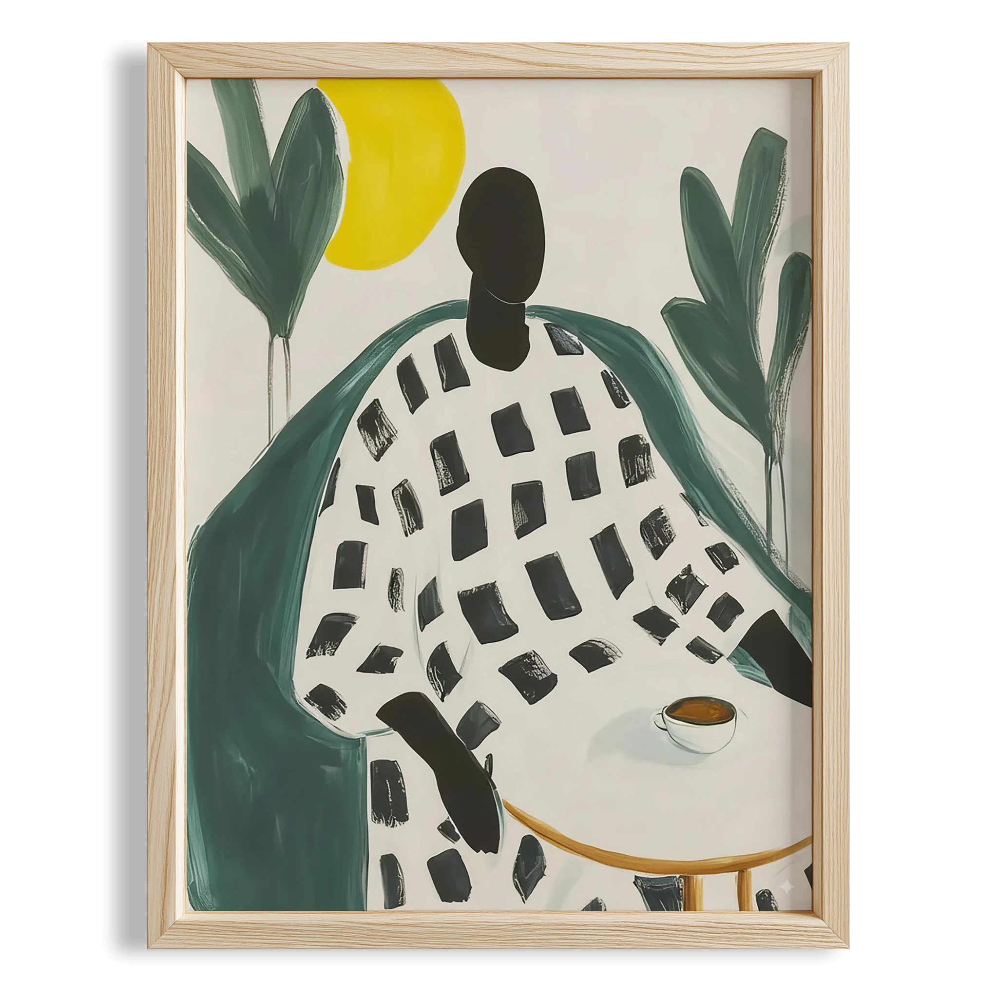 Soyut İnsan Portresi III - Kahve Bohem