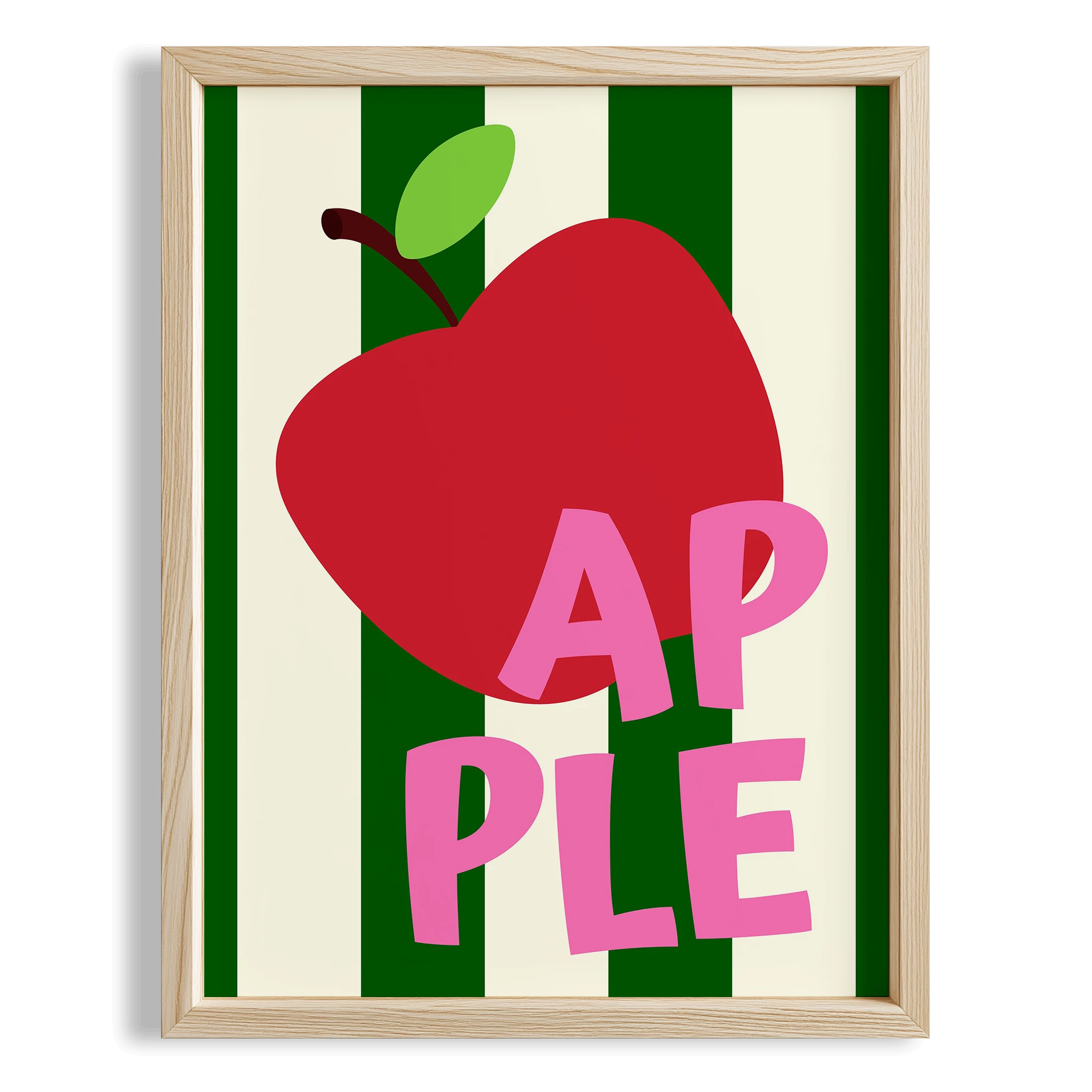 Elma Meyveler Mutfak Duvar Tablosu