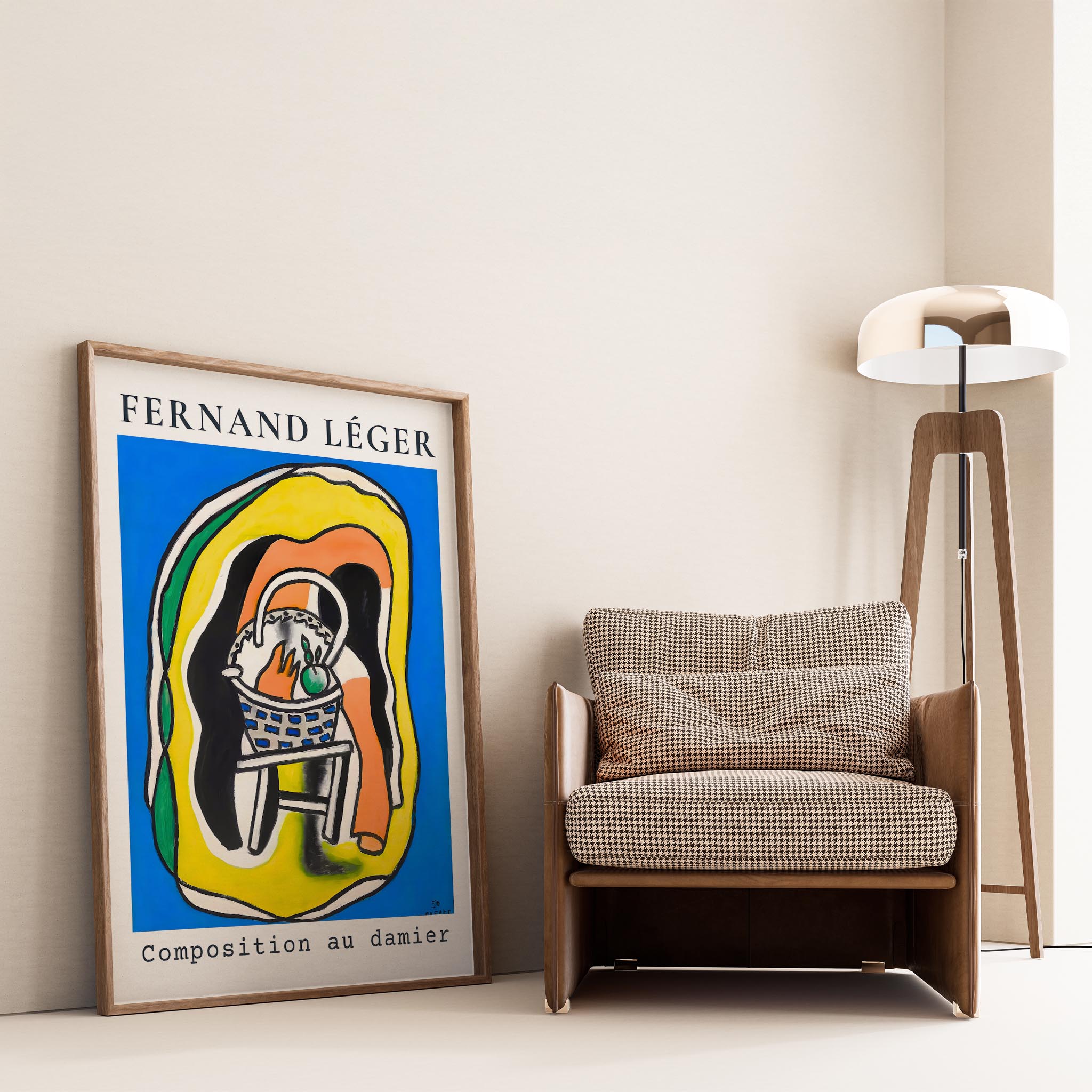 Fernand Leger XV Duvar Tablosu
