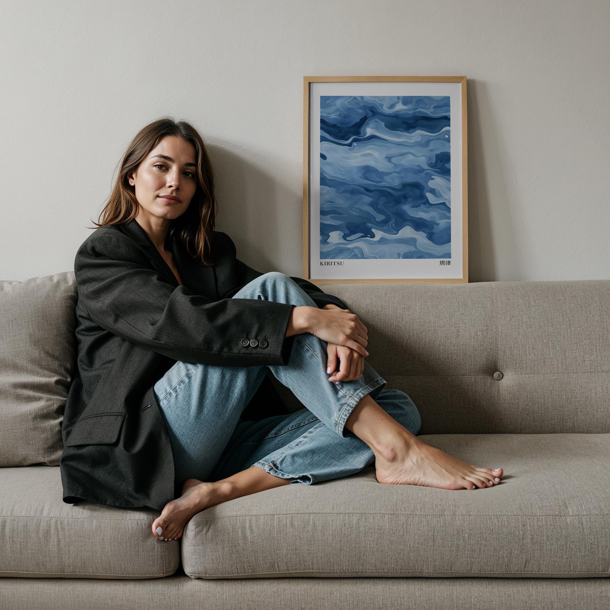 Japandi Mavi II - Denge