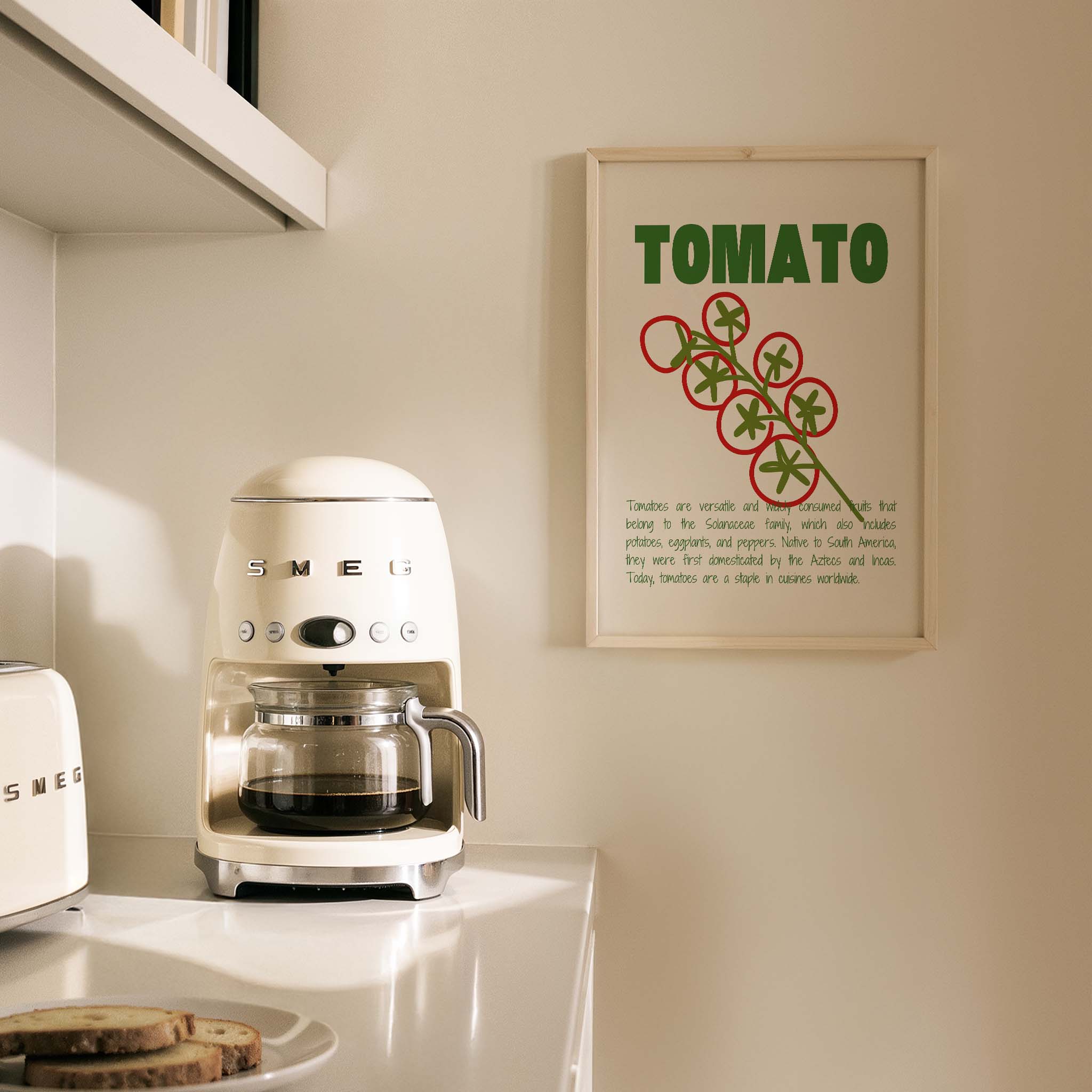 Domates Meyveler Mutfak Duvar Tablosu II
