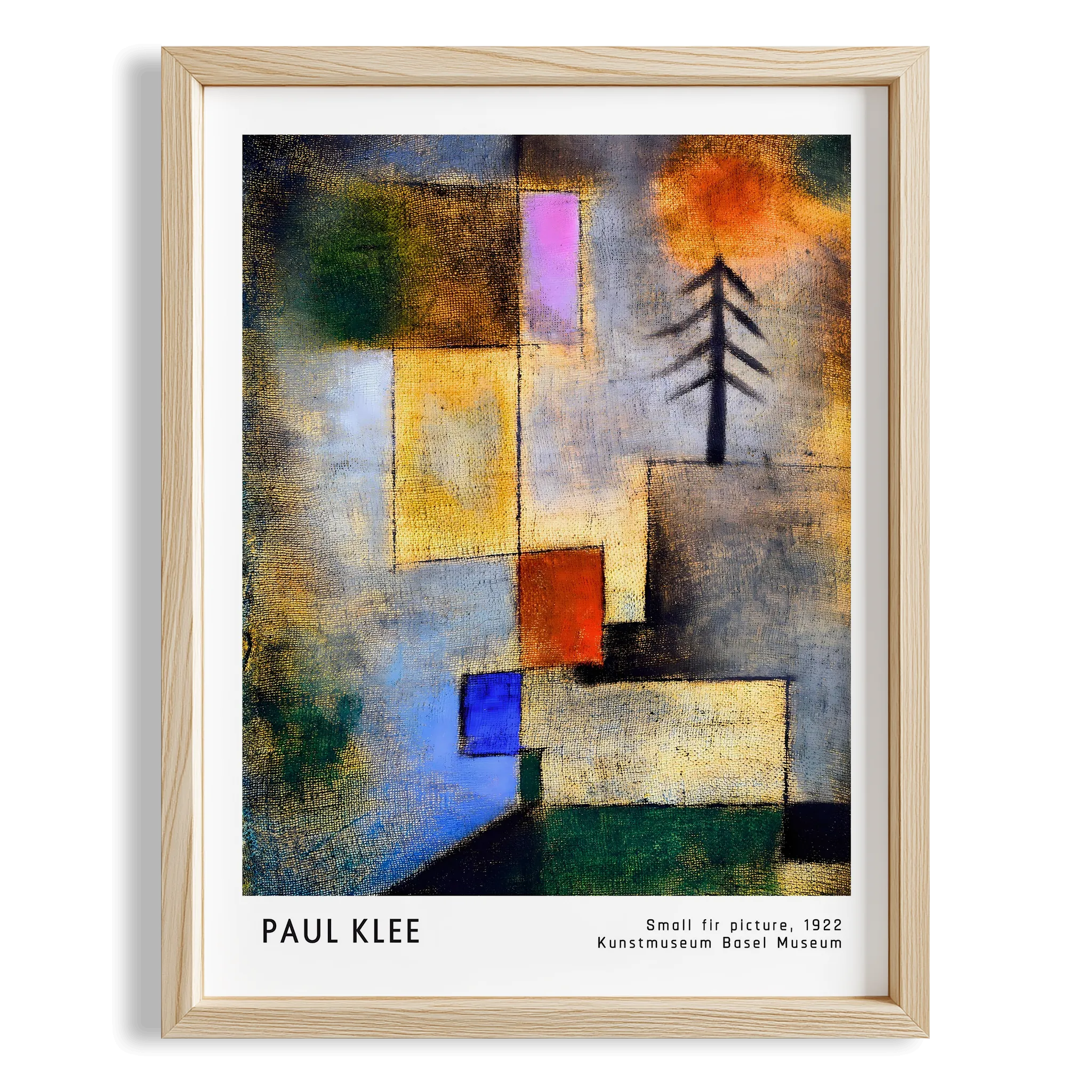 Paul Klee Küçük Ladin Resmi 1922 Suluboya I Duvar Tablosu