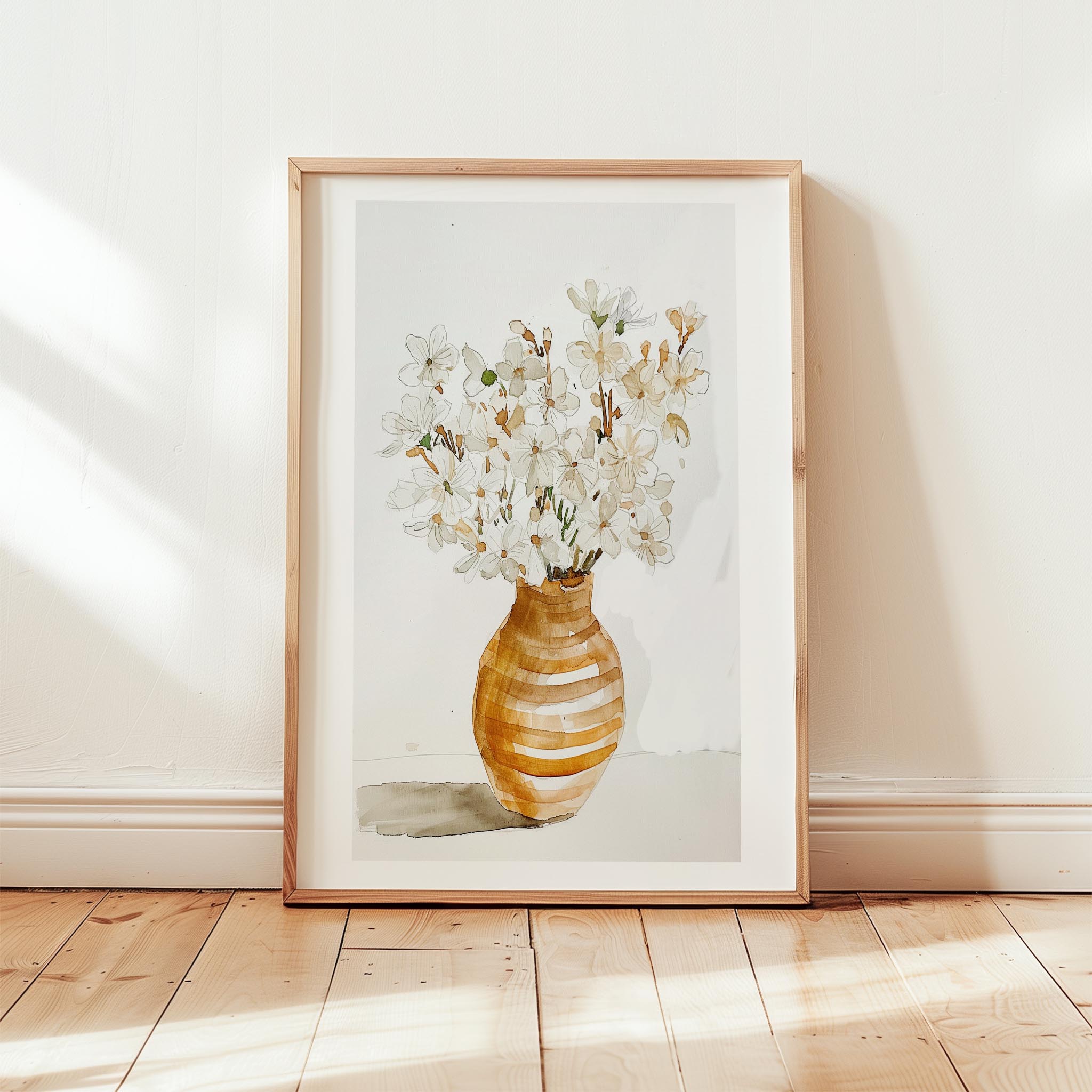 Vazo ve Çiçekler III - Baharın Sade Zarafeti