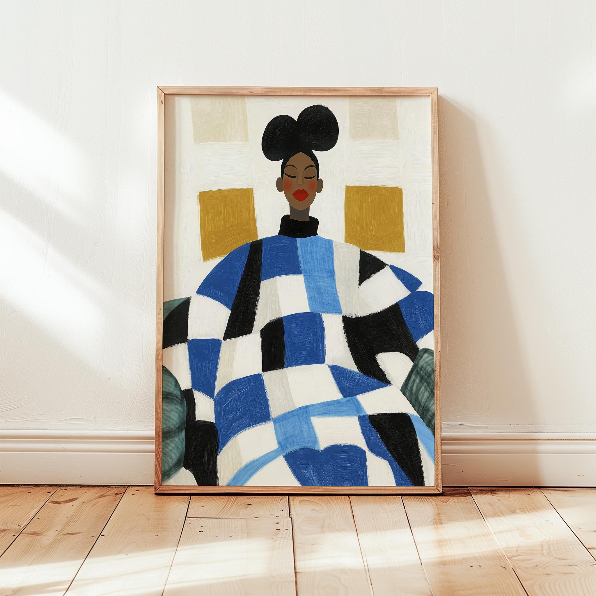 Kadın Portre XXXIII - Geometrik