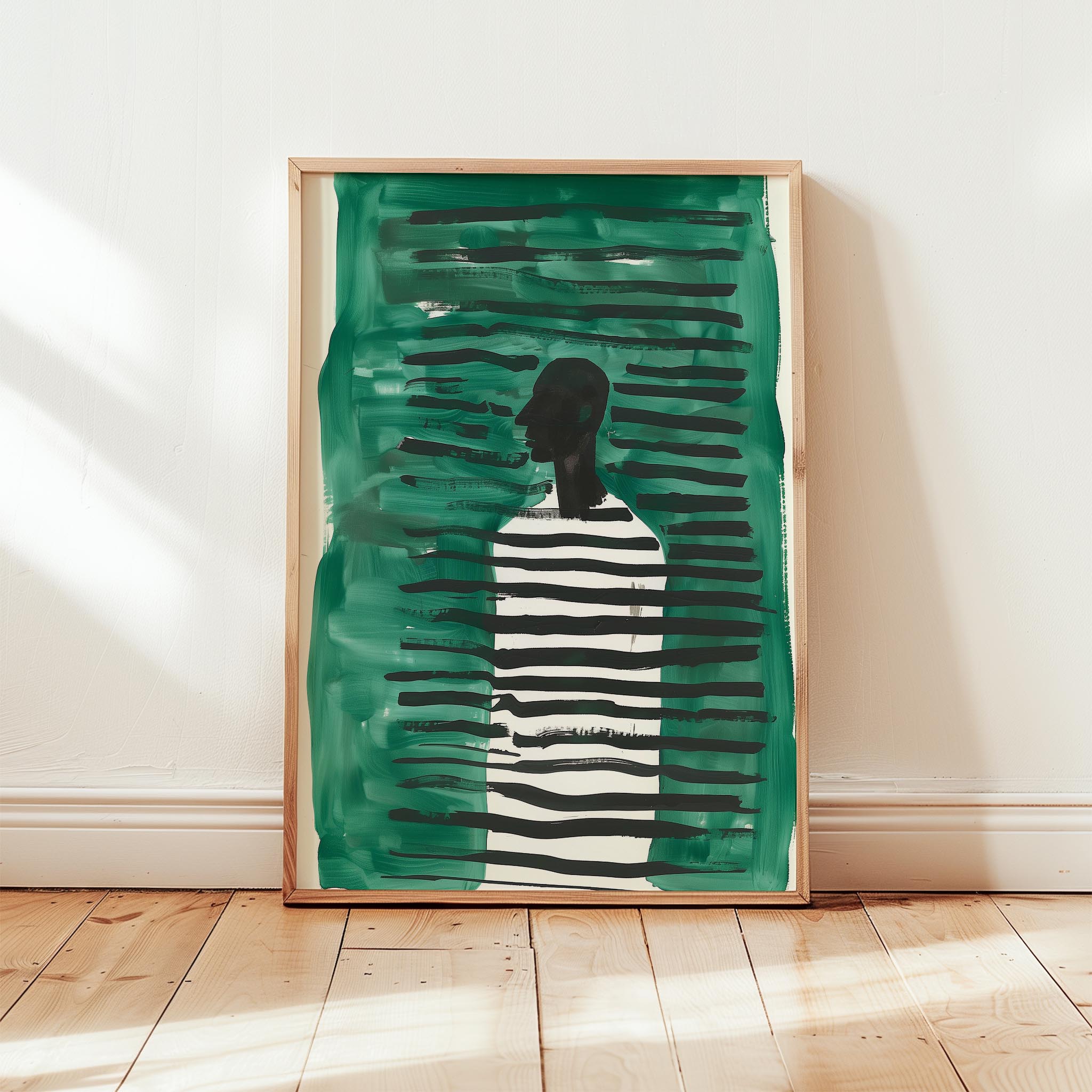 Soyut İnsan Portresi VI - Çizgili