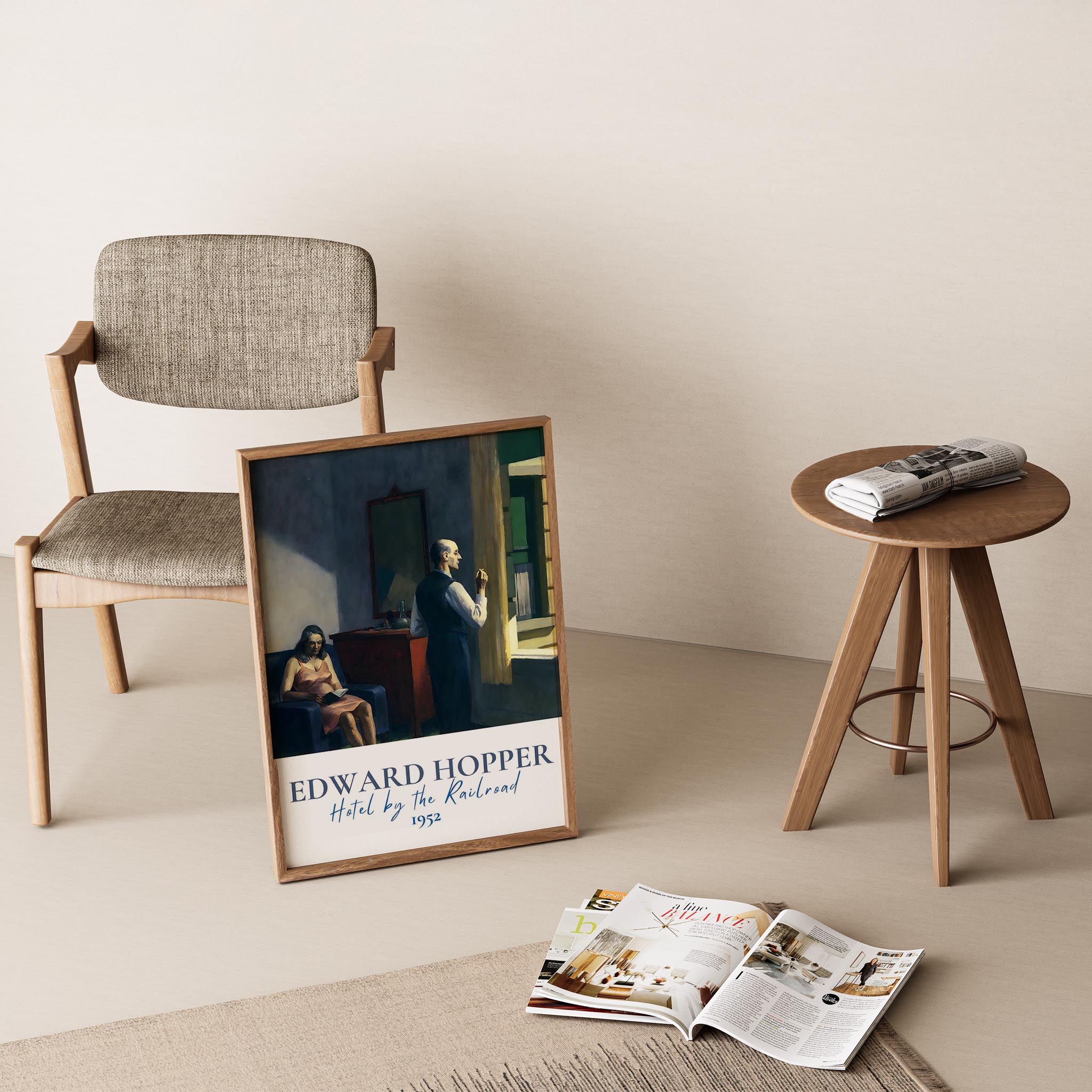 Edward Hopper VI Duvar Tablosu