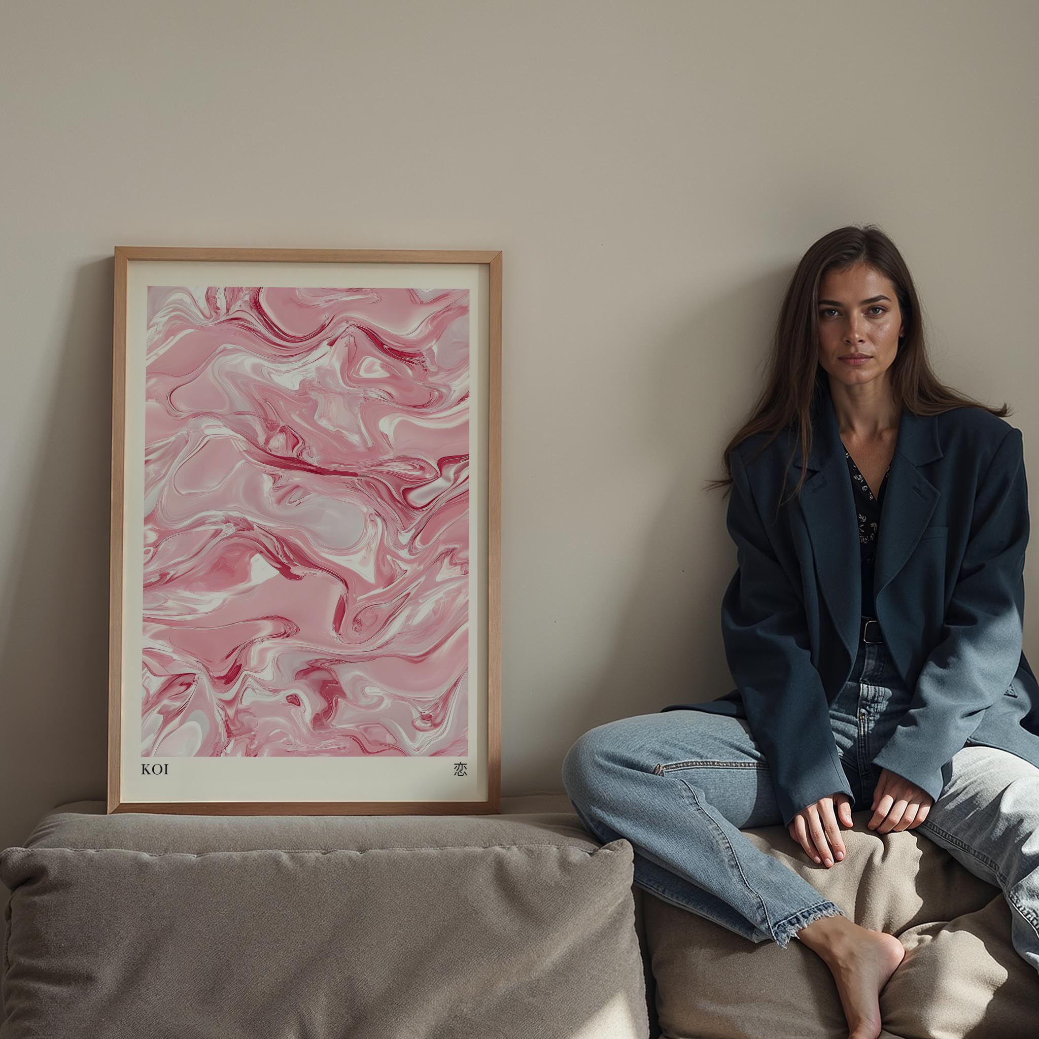 Japandi Pembe I - Aşk