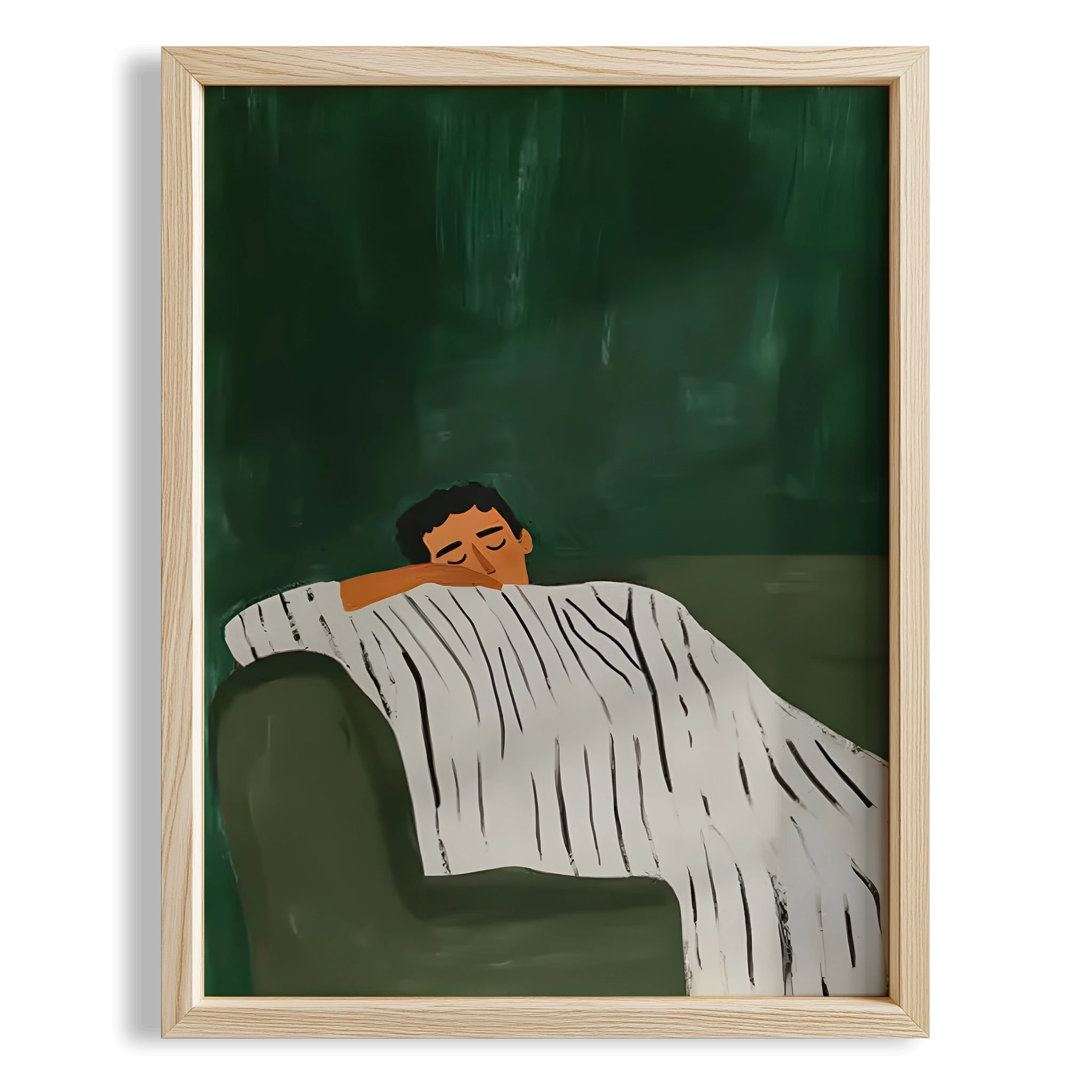 Dinlenme XXXIII - Yeşil Koltuk