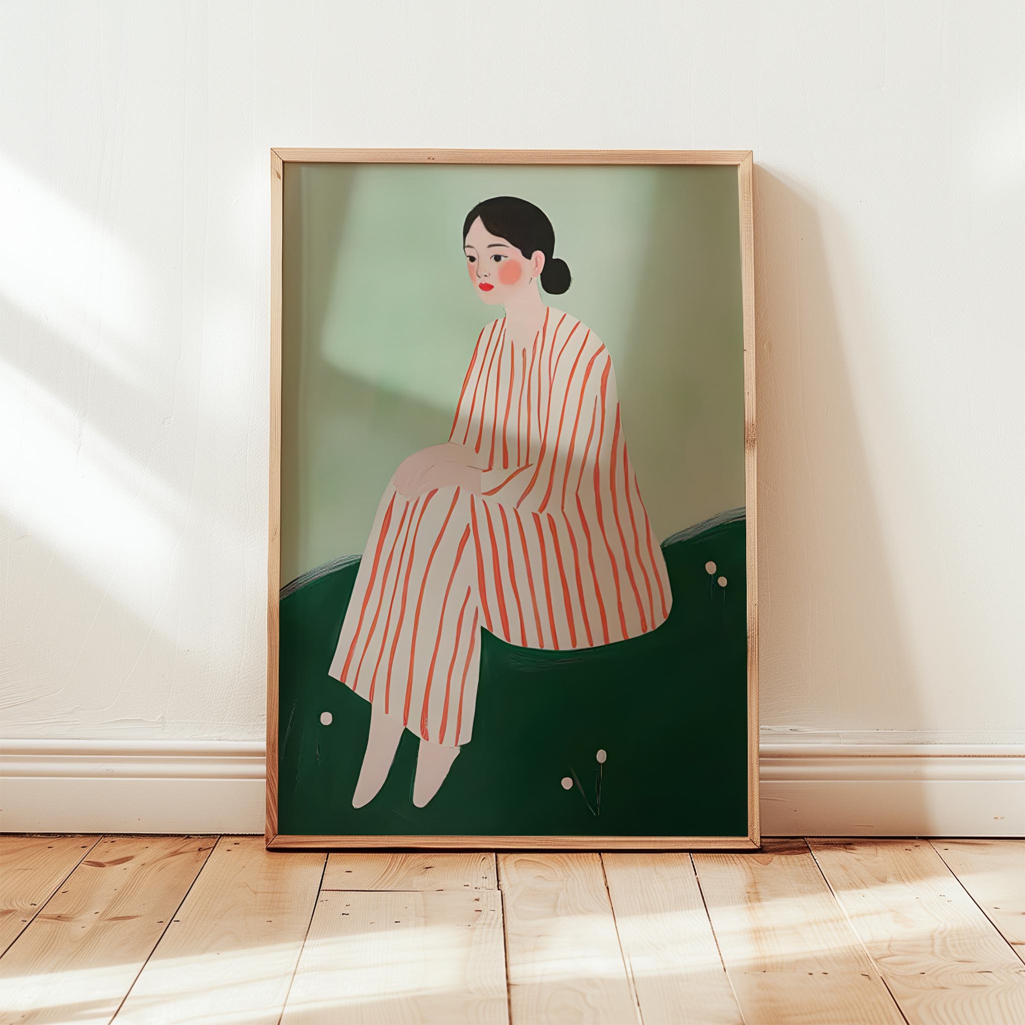 Pudra Elbise I - Oturuş