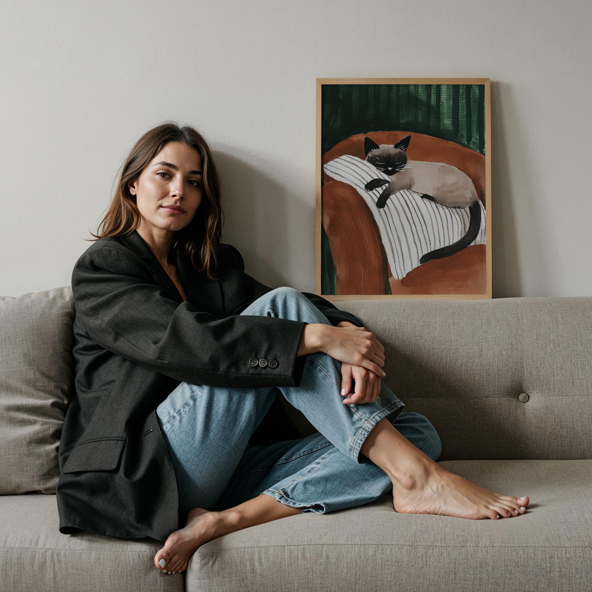 Kedi Portre XIII - Siyam