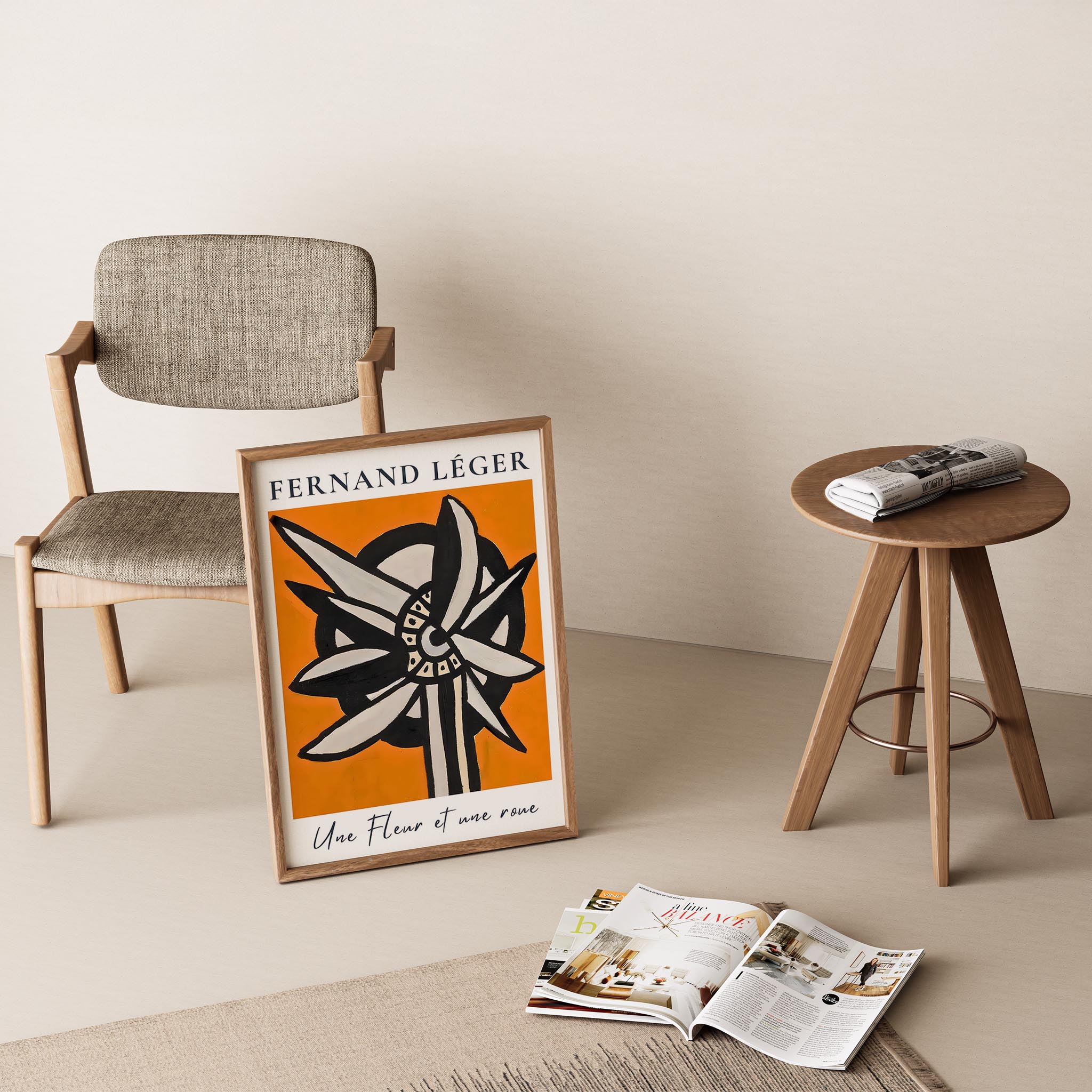 Fernand Leger IX Duvar Tablosu