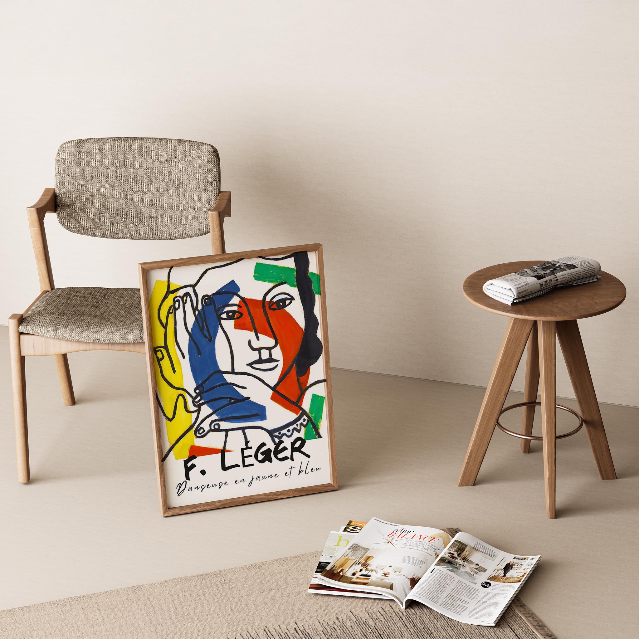 Fernand Leger XXIX Duvar Tablosu