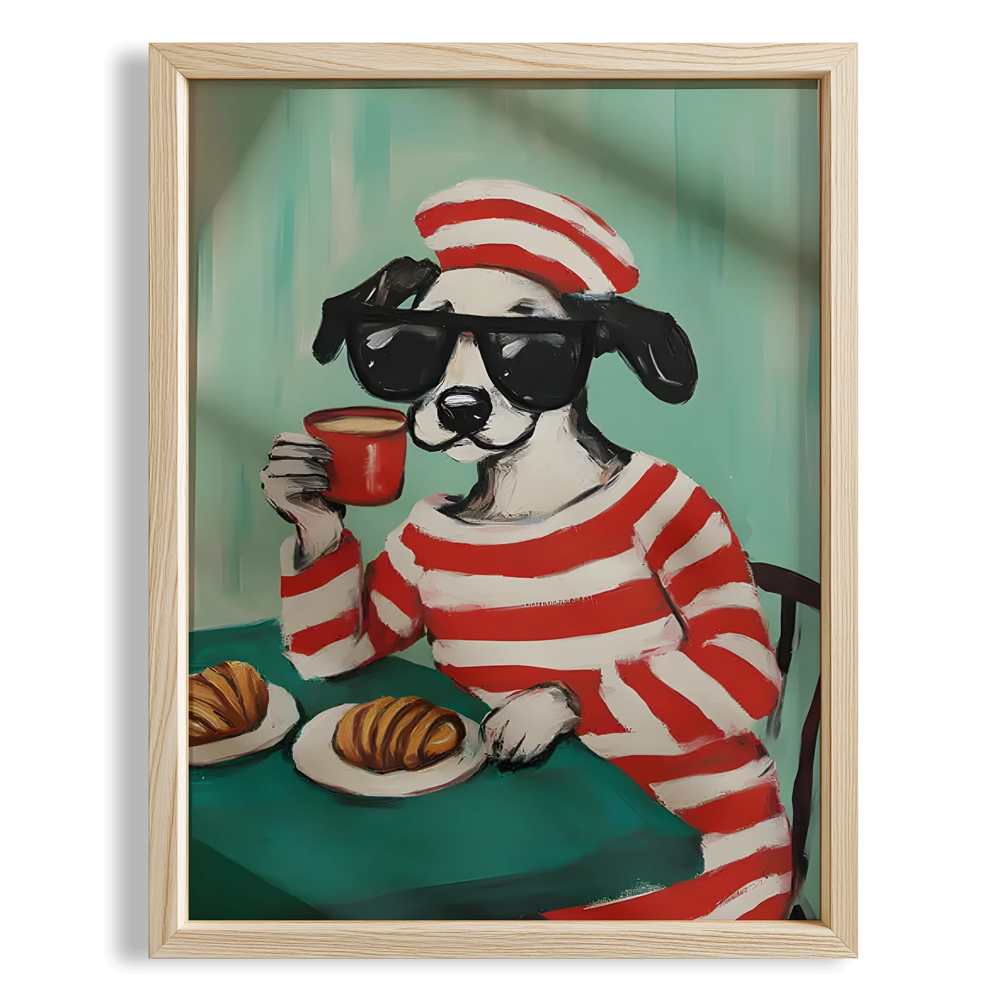 Köpek Portresi I - Çizgili Barista