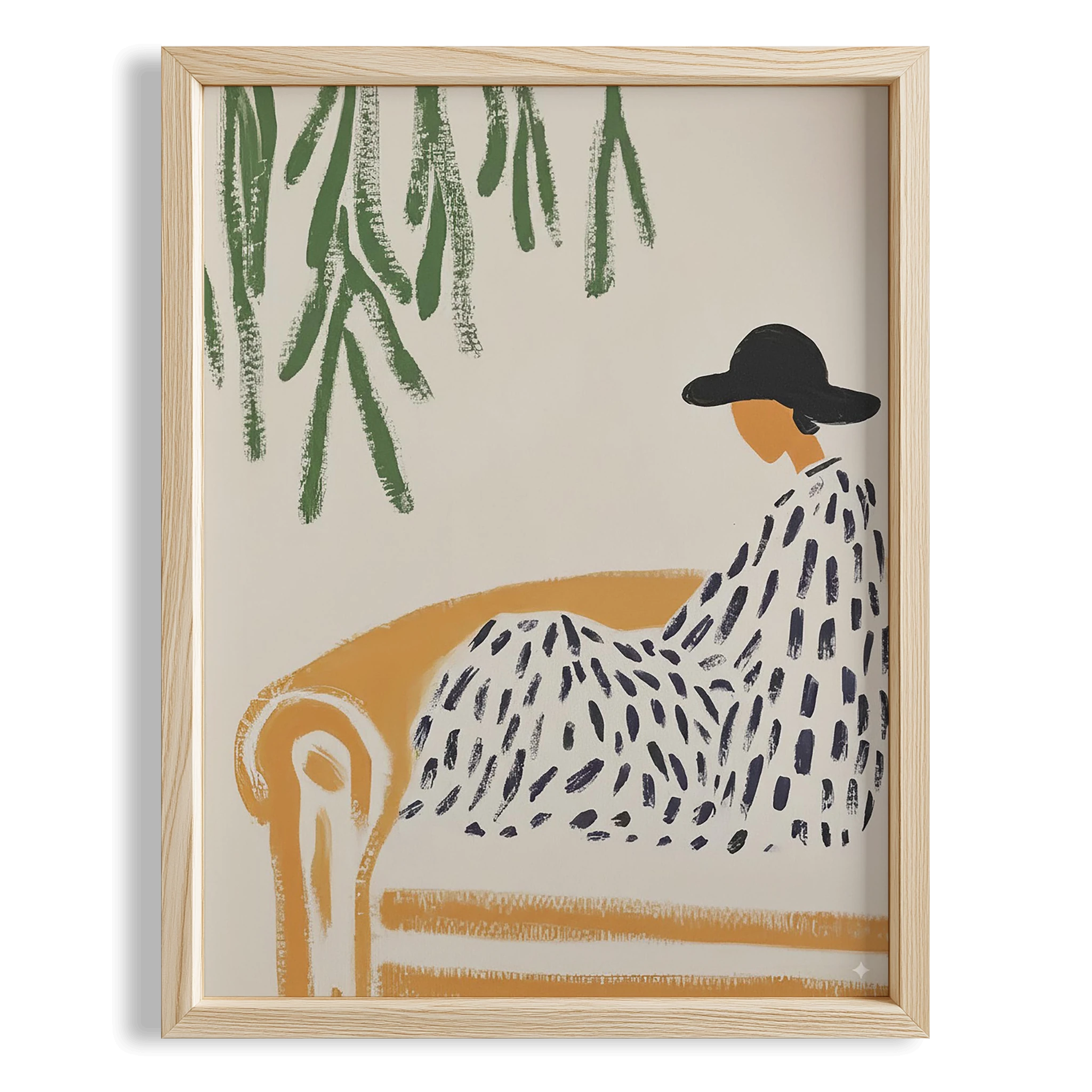 Kadın Portre - Dinginlik Bohem