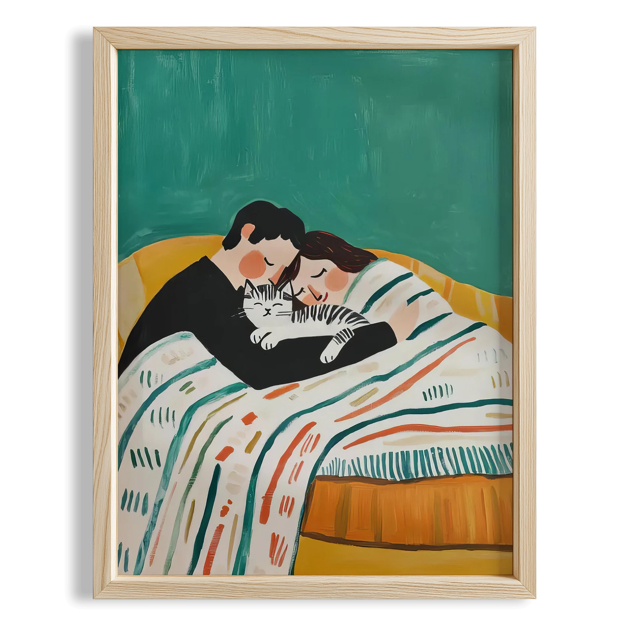 Aşkın Sessizliği VI - Kedili Aile