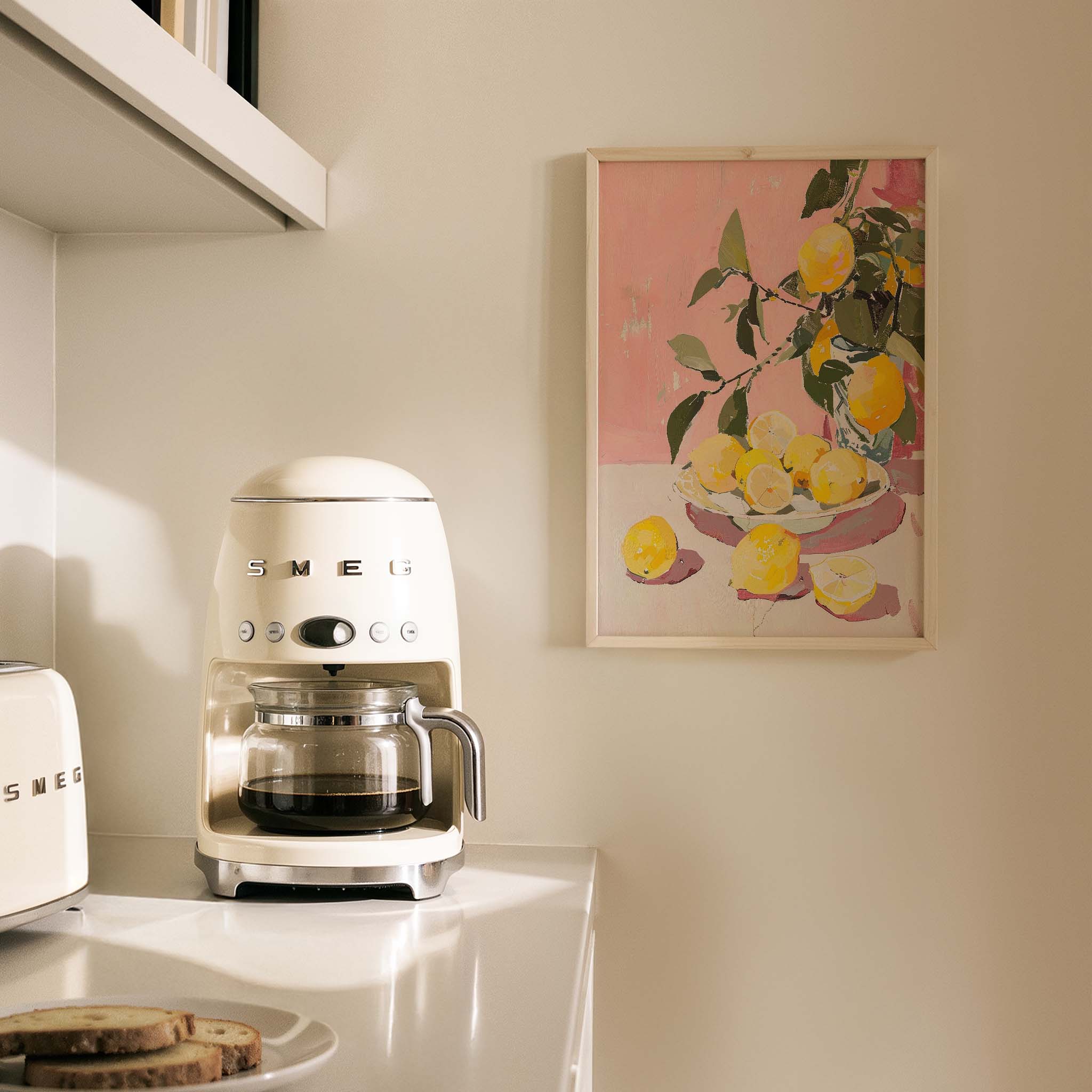 Limon Dalları Yağlı Boya İtalya Koleksiyonu Mutfak Duvar Tablosu