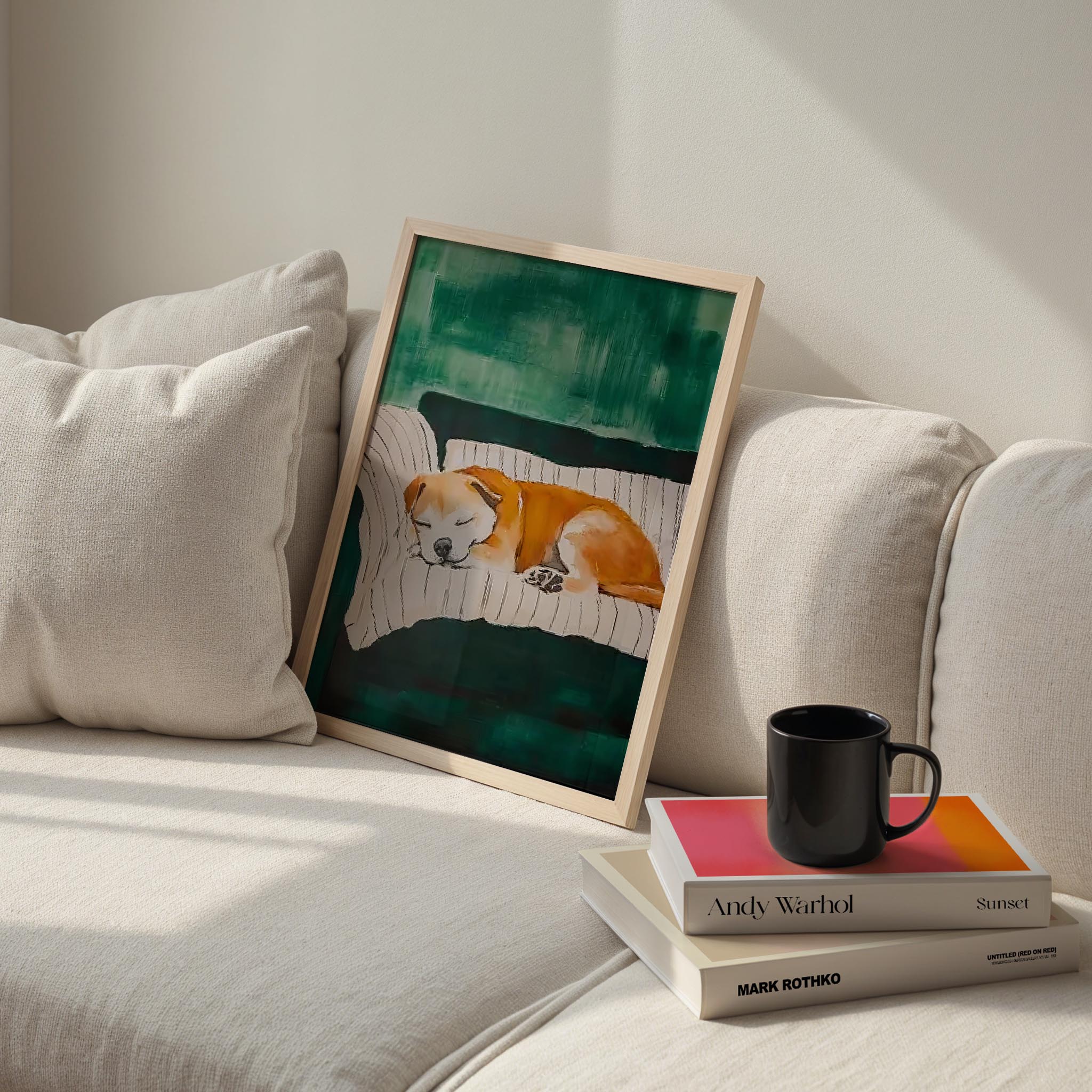 Köpek Portre IV - Yavru Boxer Çizgili Zümrüt