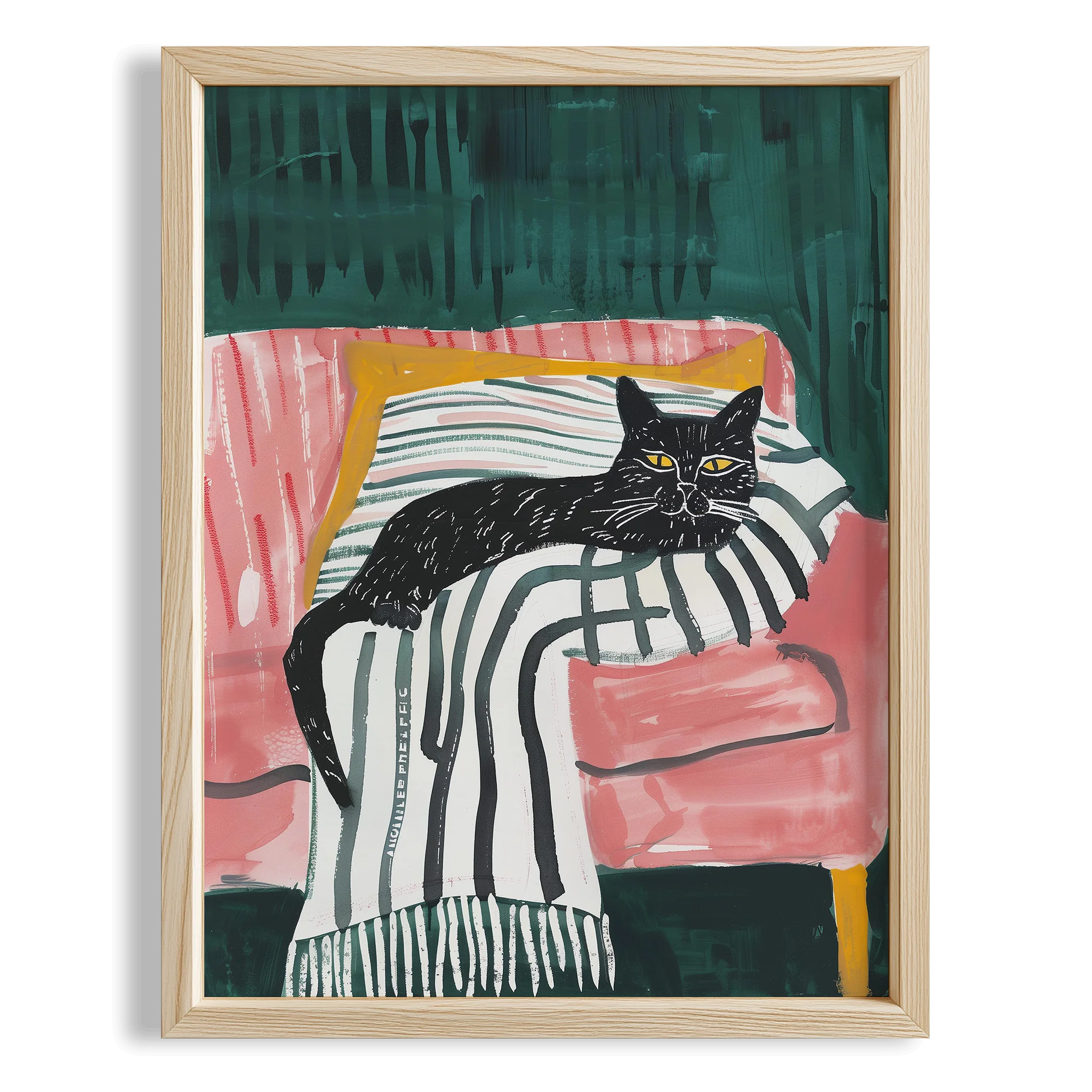 Kedi Portre X - Çizgili