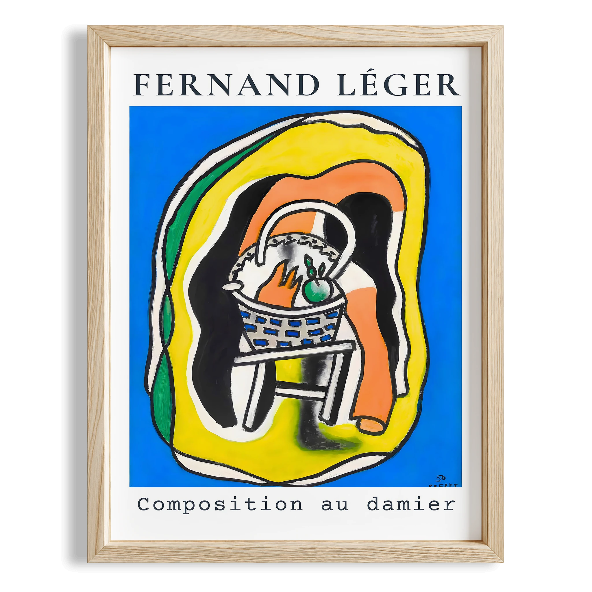 Fernand Leger XV Duvar Tablosu