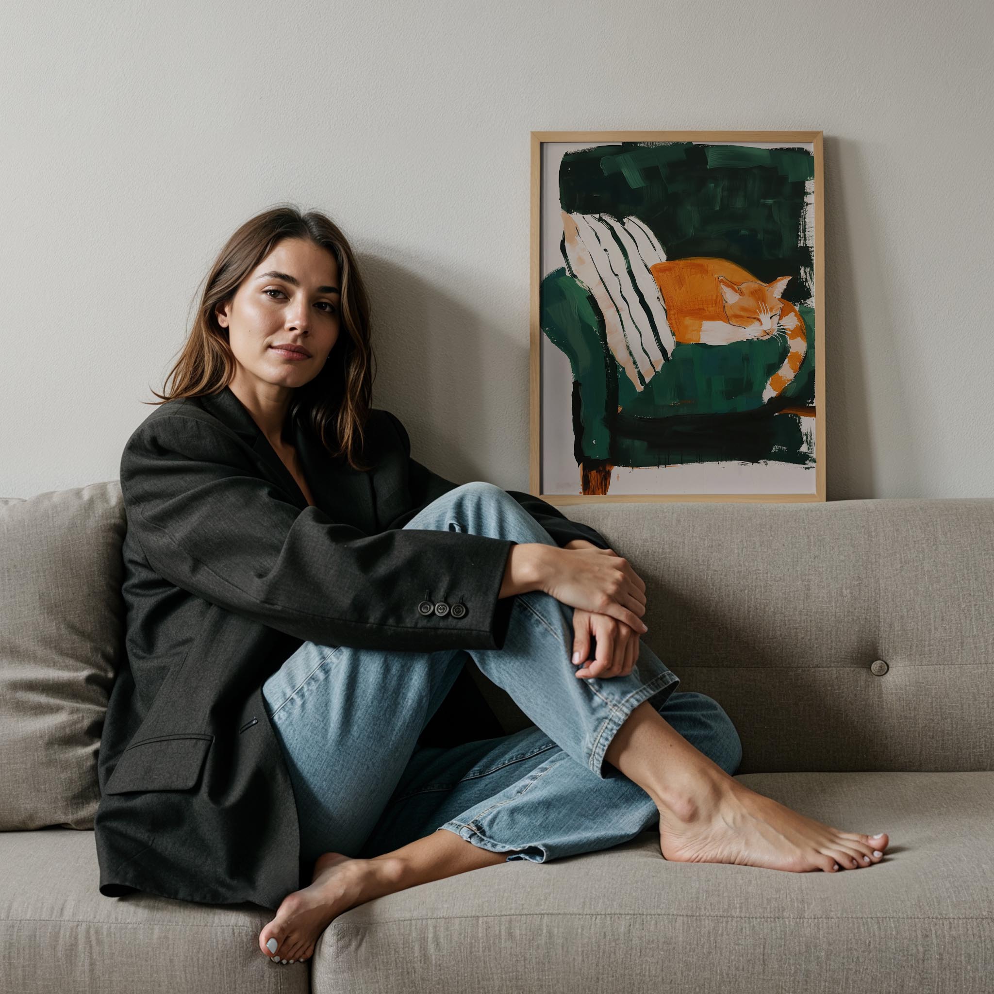 Kedi Portre IX - Zümrüt