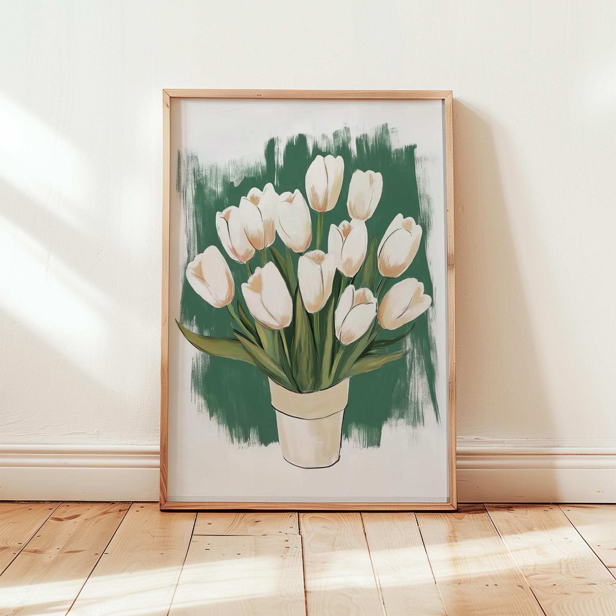 Çiçek Buketleri II - Beyaz Laleler