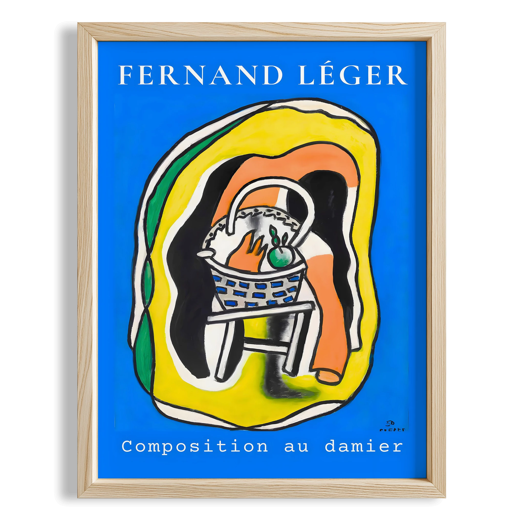 Fernand Leger XVI Duvar Tablosu