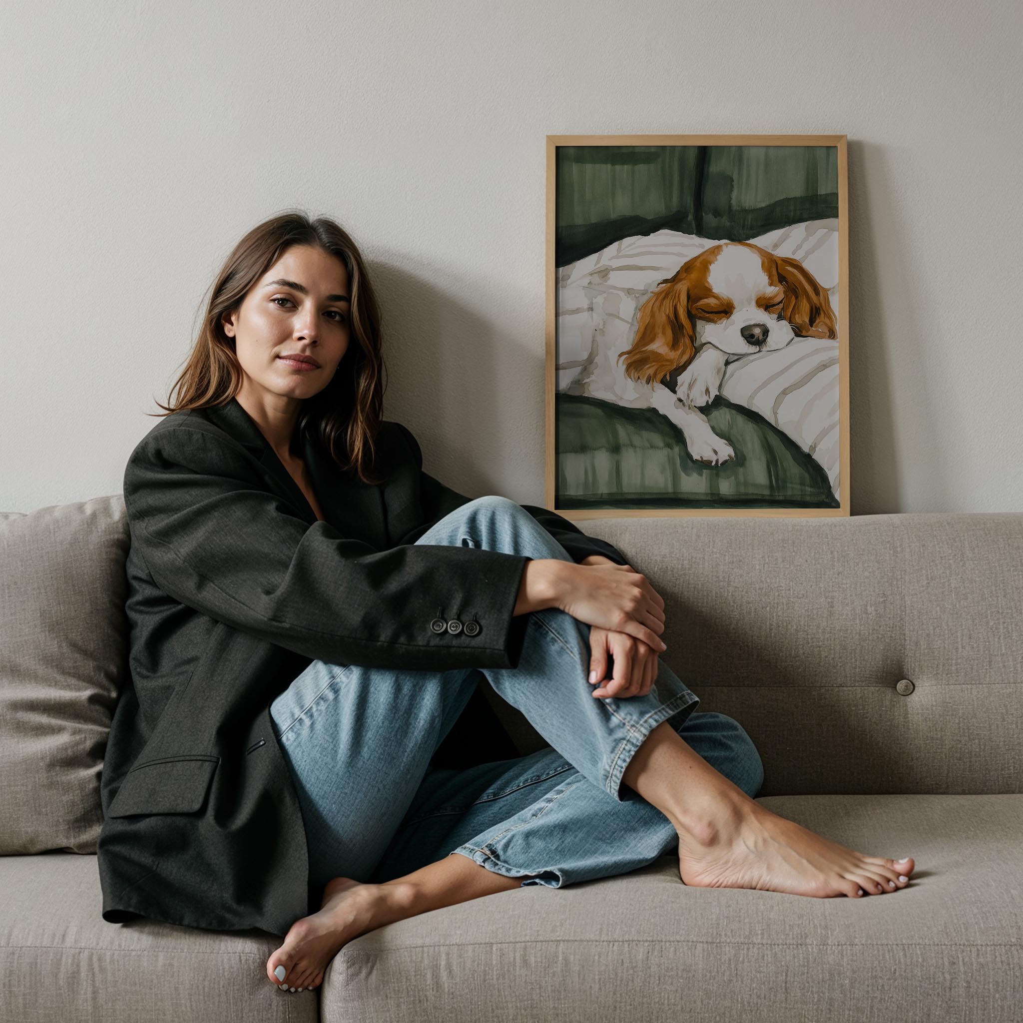 Köpek Portre XI - Cavalier King Charles Spaniel