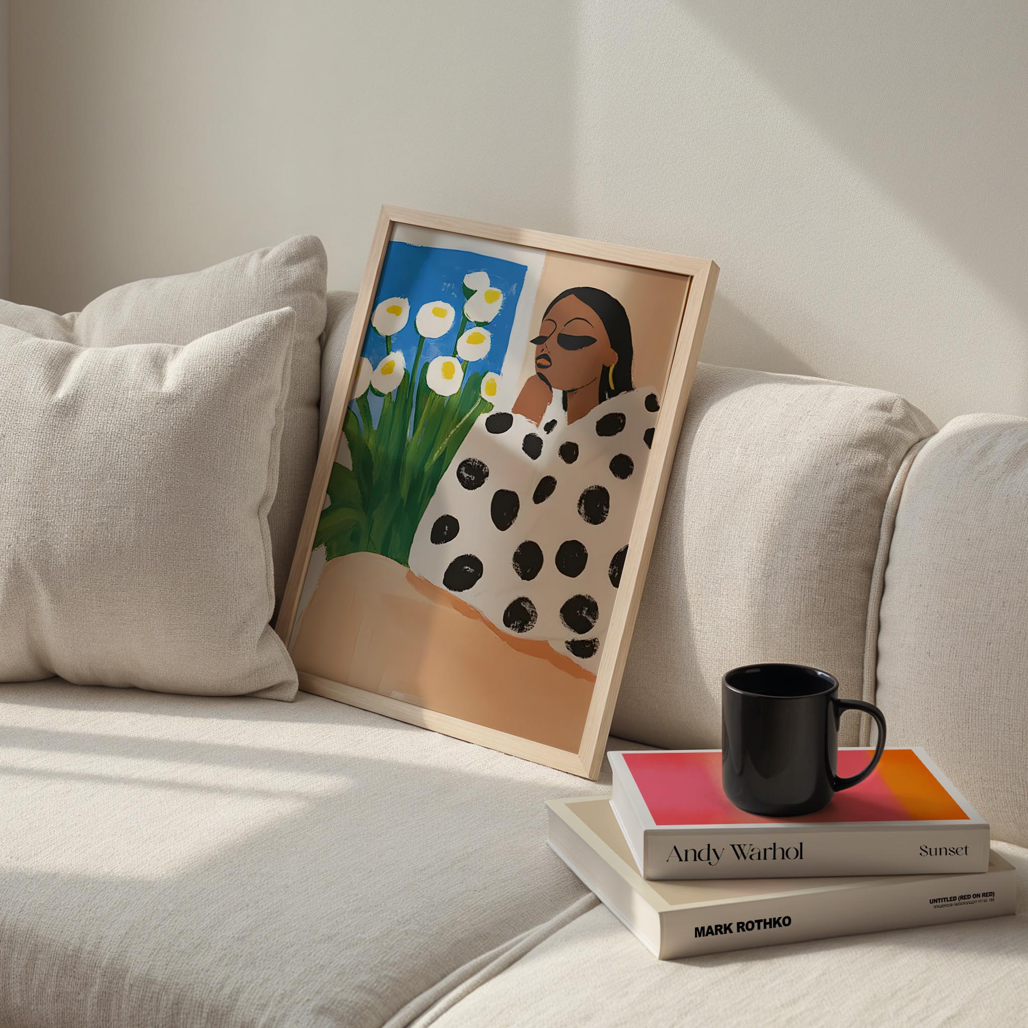 Puantiyeli Portre II - Lale Penceresi