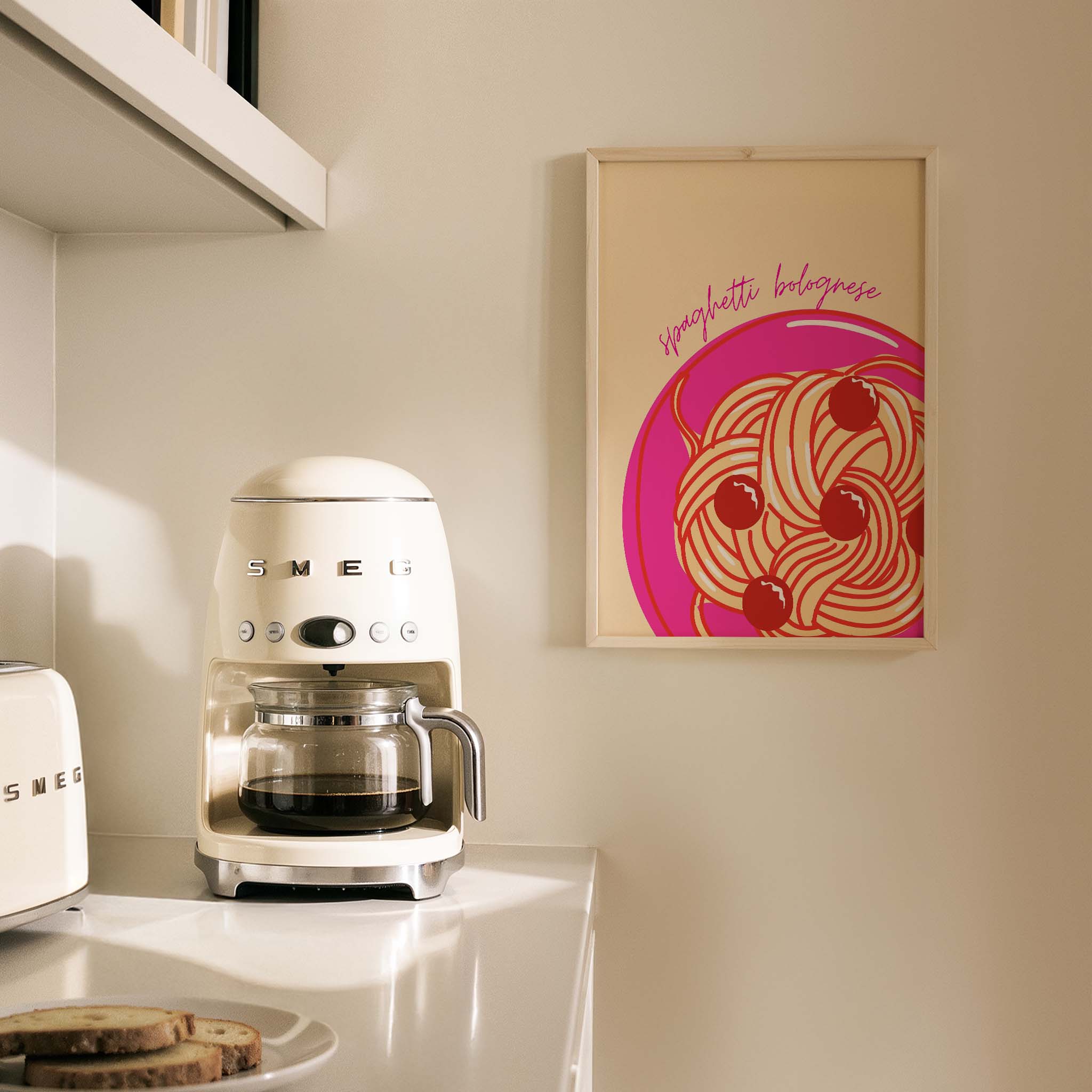 Spaghetti Bolognese İtalya Koleksiyonu Mutfak Duvar Tablosu