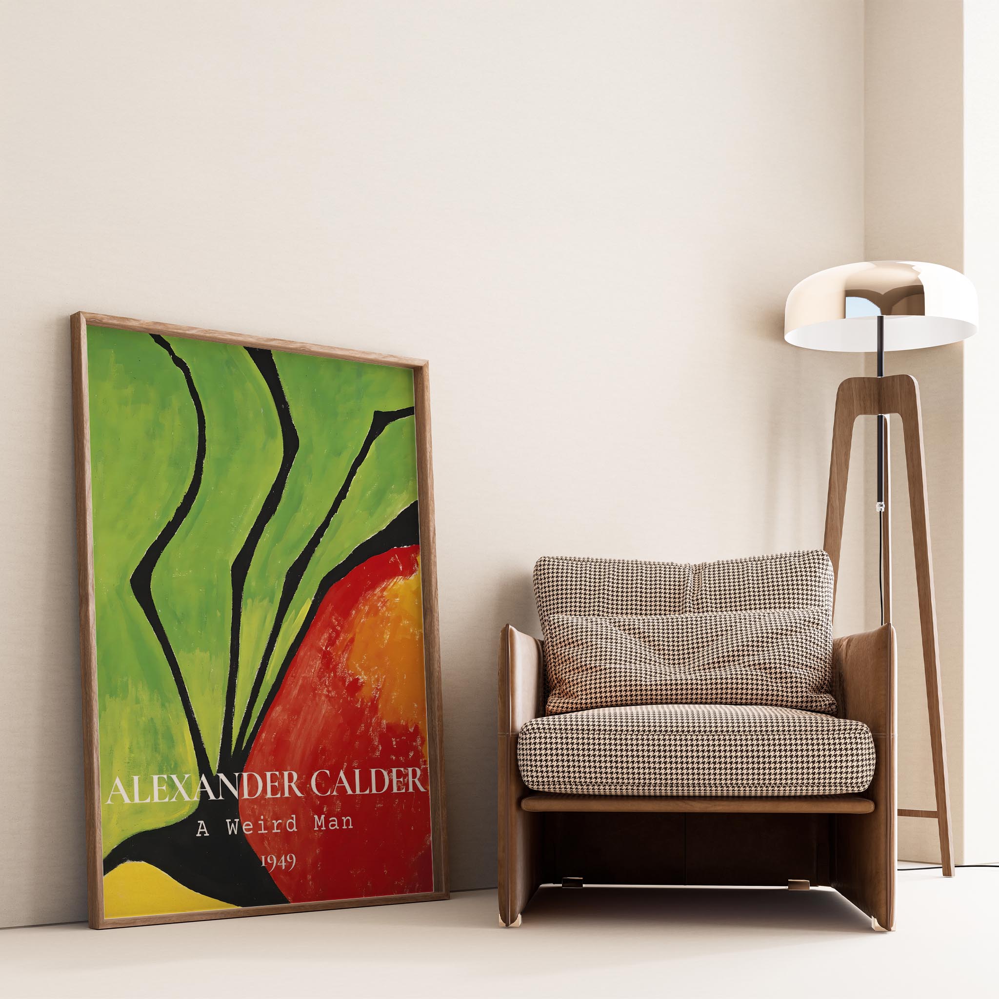 Alexander Sandy Calder XIX Duvar Tablosu