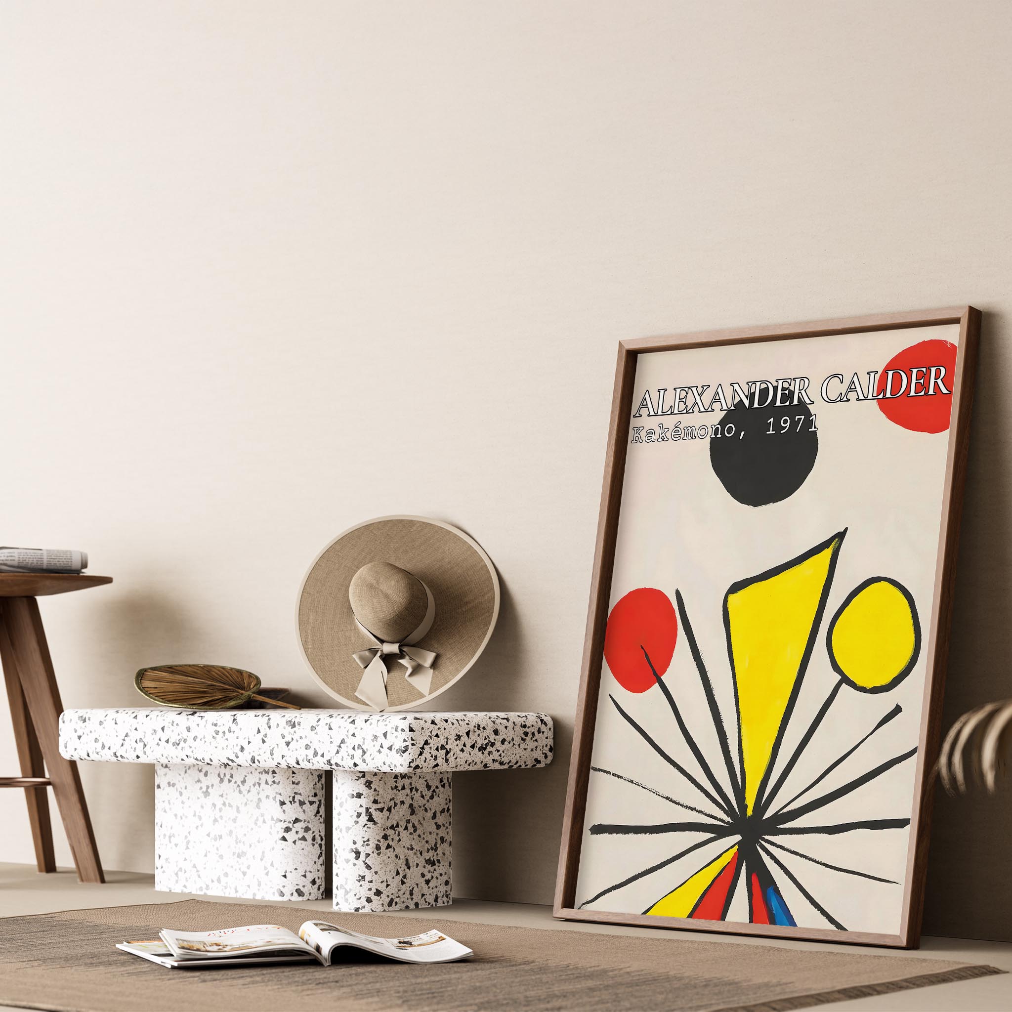 Alexander Sandy Calder X Duvar Tablosu