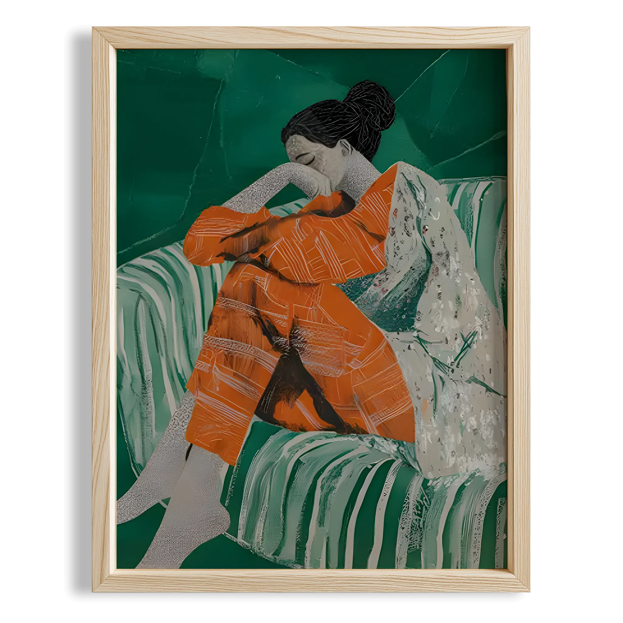 Dinlenme XXXI - Zümrüt Berjer, Turuncu