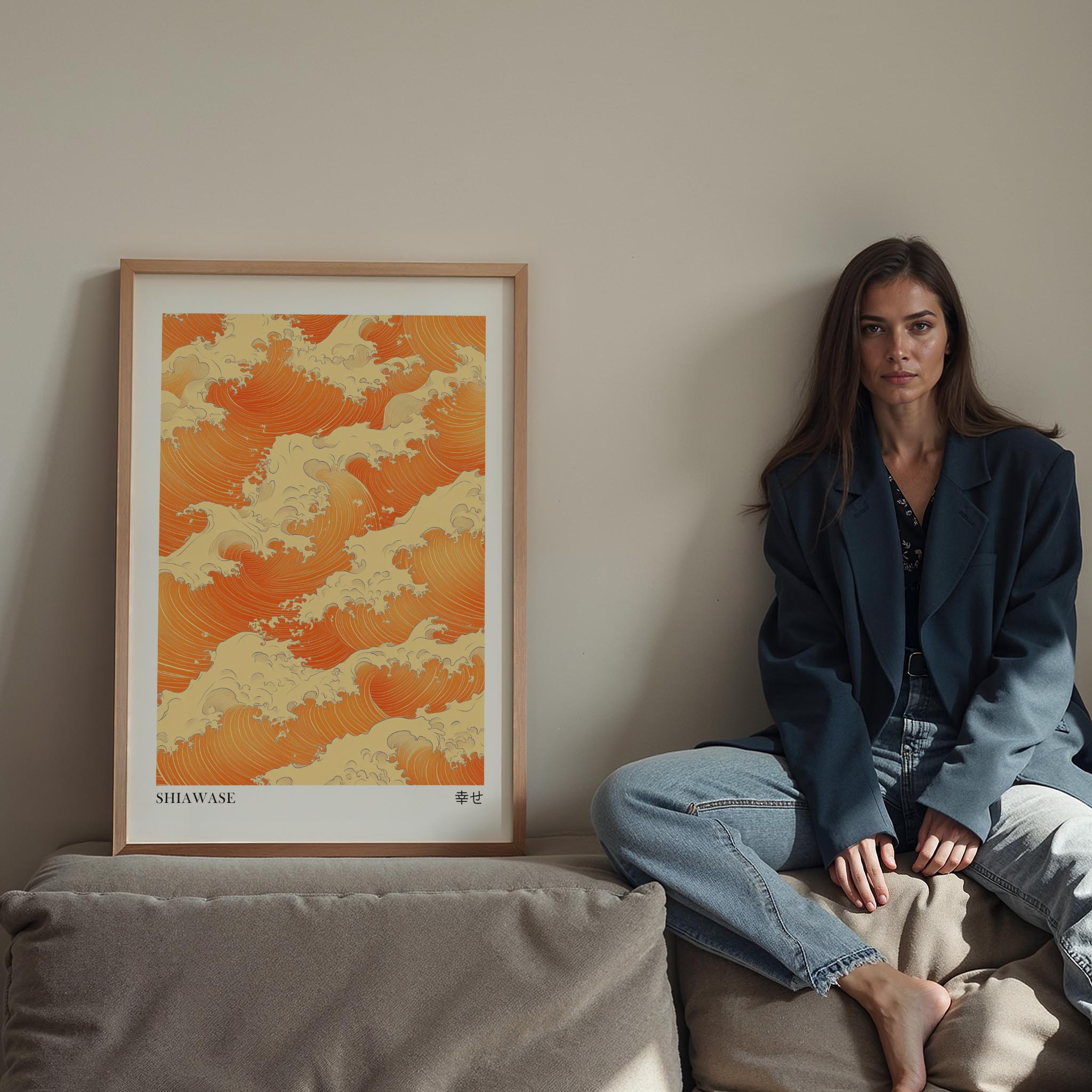 Japandi Turuncu IV - Mutluluk