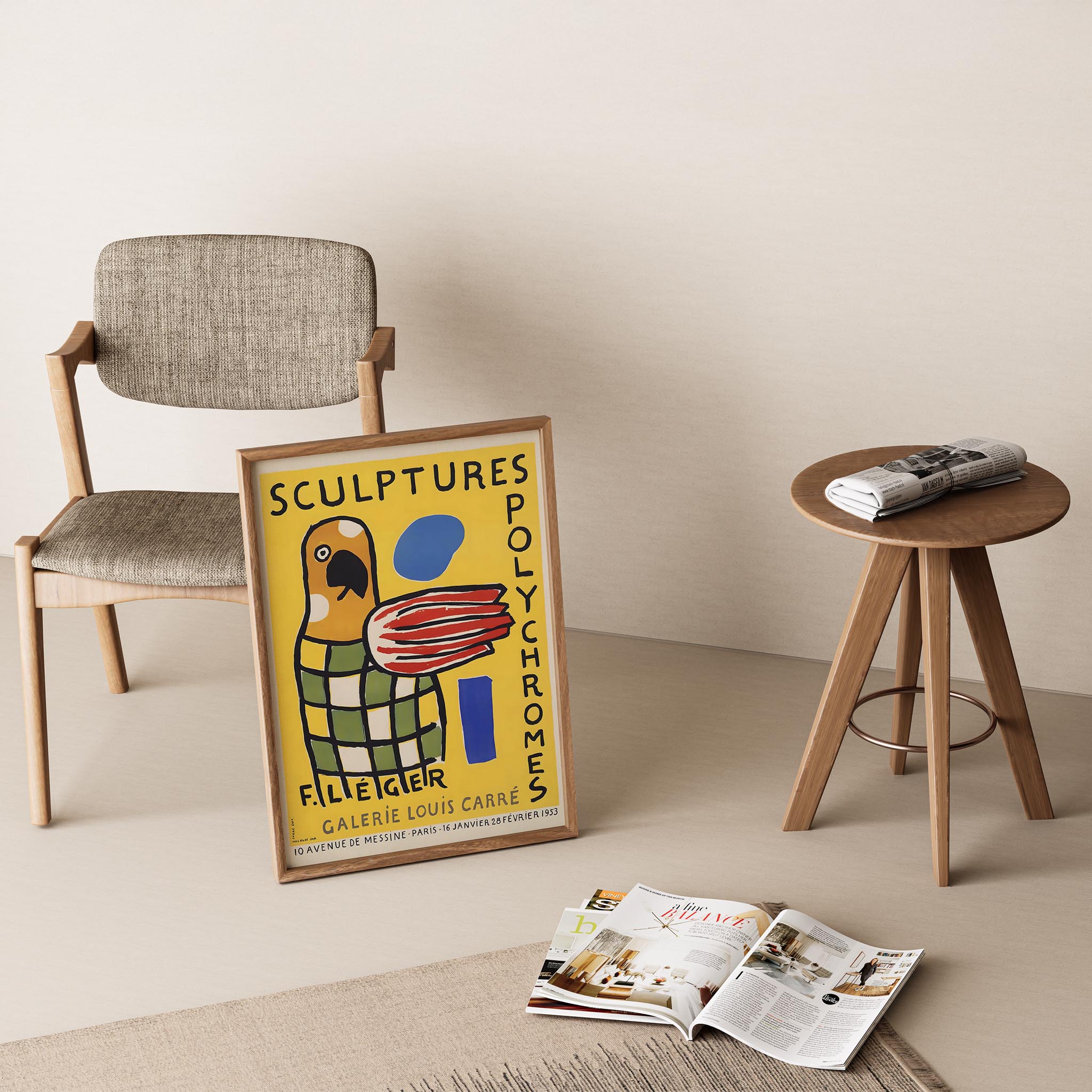 Fernand Leger I Duvar Tablosu