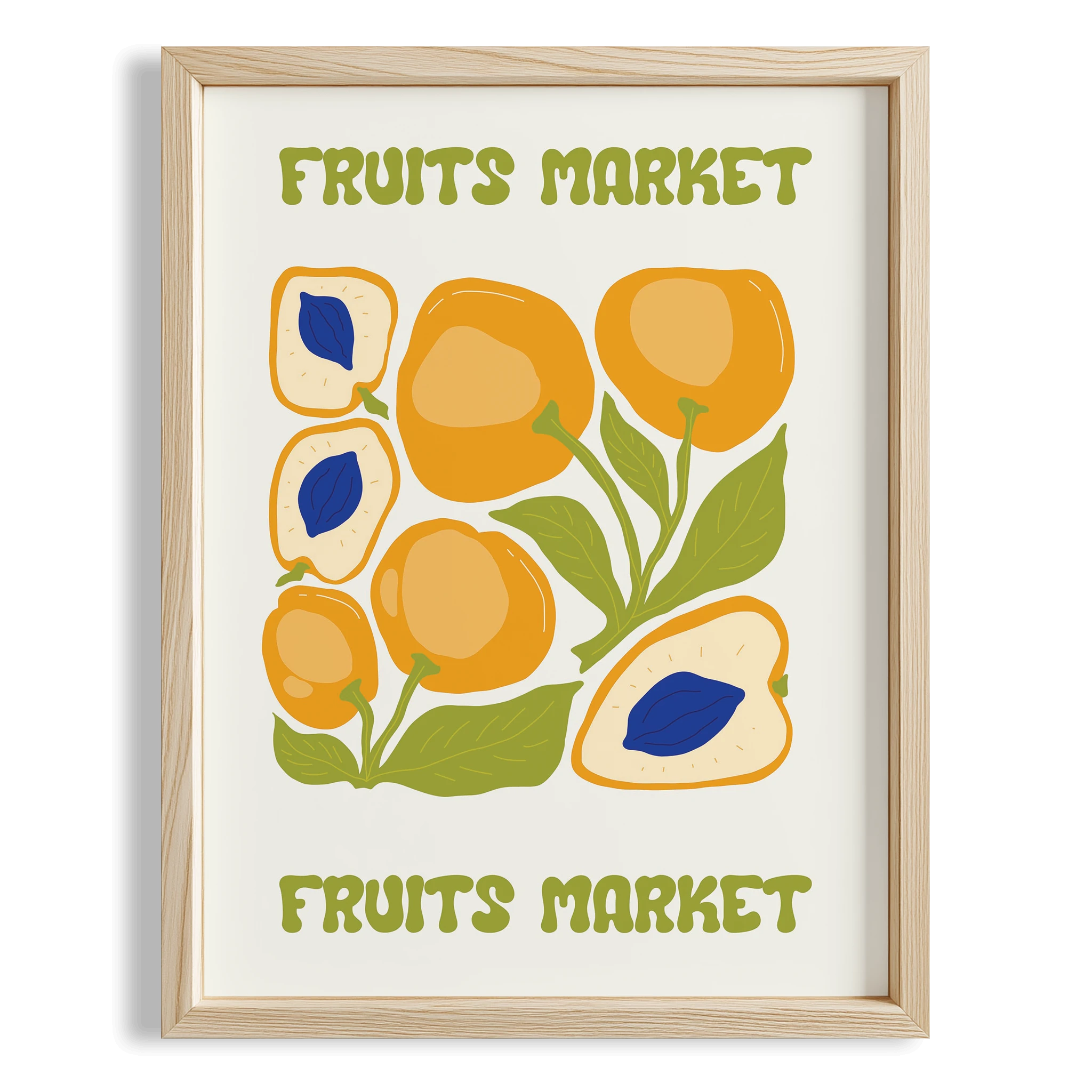 Fruits Market III Meyveler Mutfak Duvar Tablosu