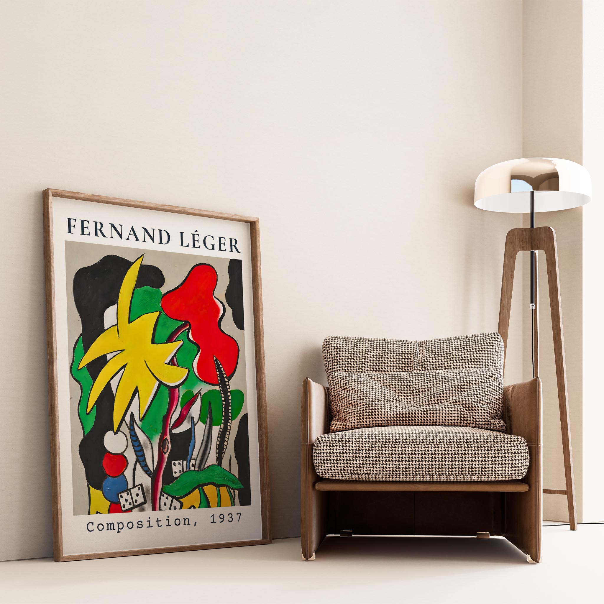 Fernand Leger 40 Duvar Tablosu