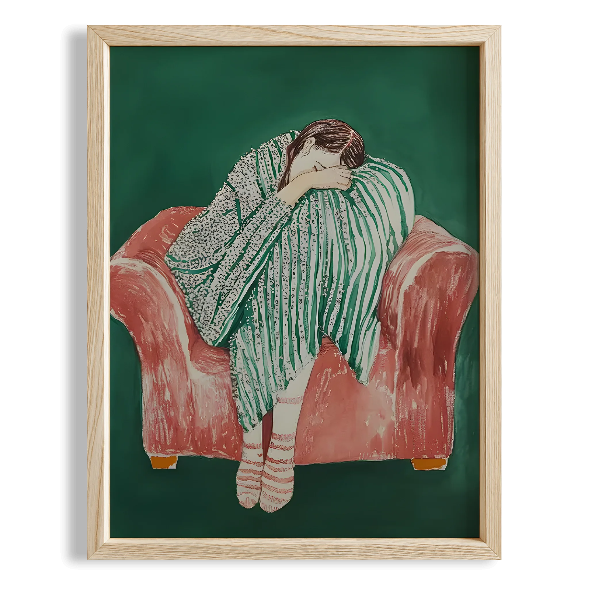 Dinlenme XXXVII - Kırmızı Berjer