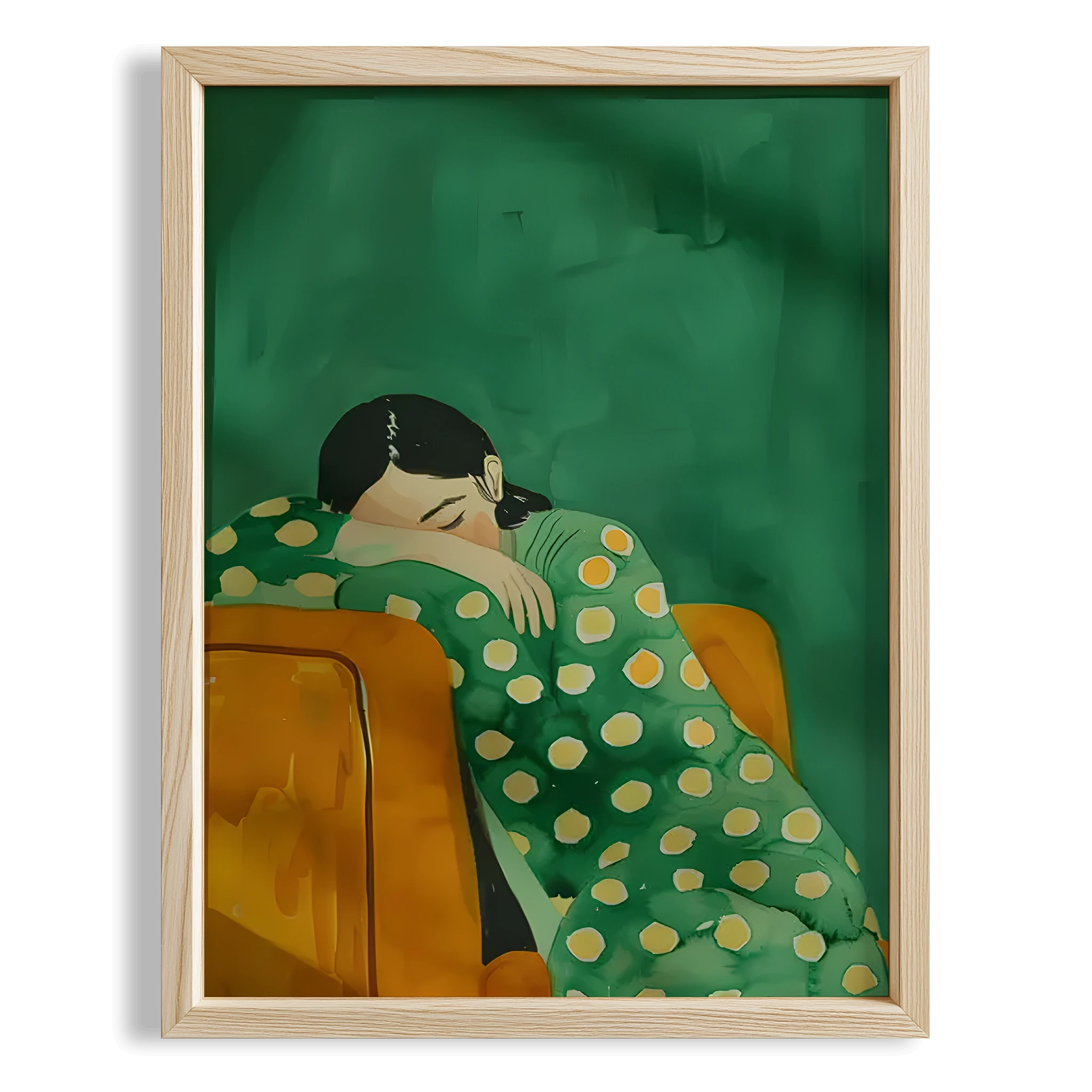 Dinlenme XXXVI - Hardal Koltuk, Yeşil Battaniye