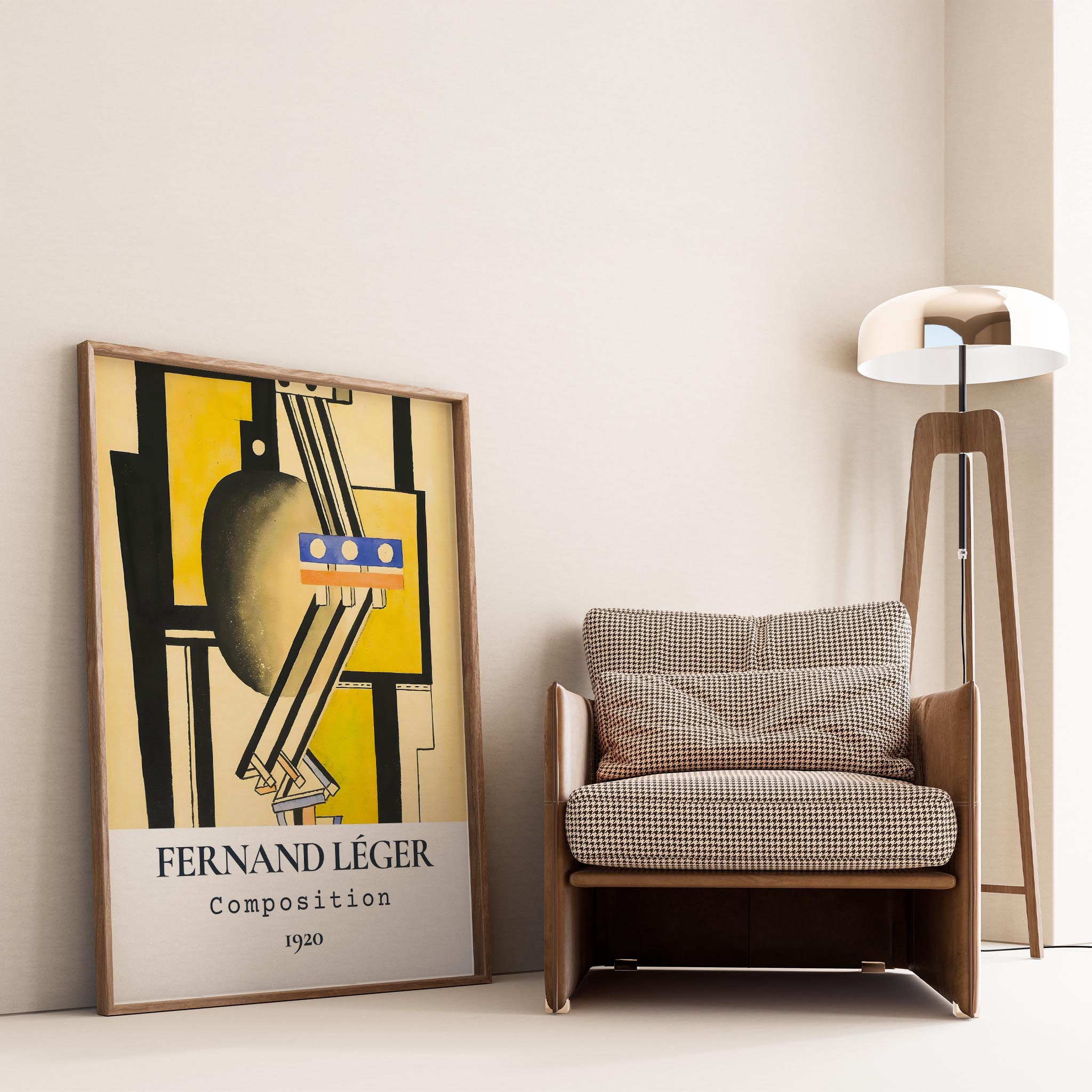 Fernand Leger XVII Duvar Tablosu