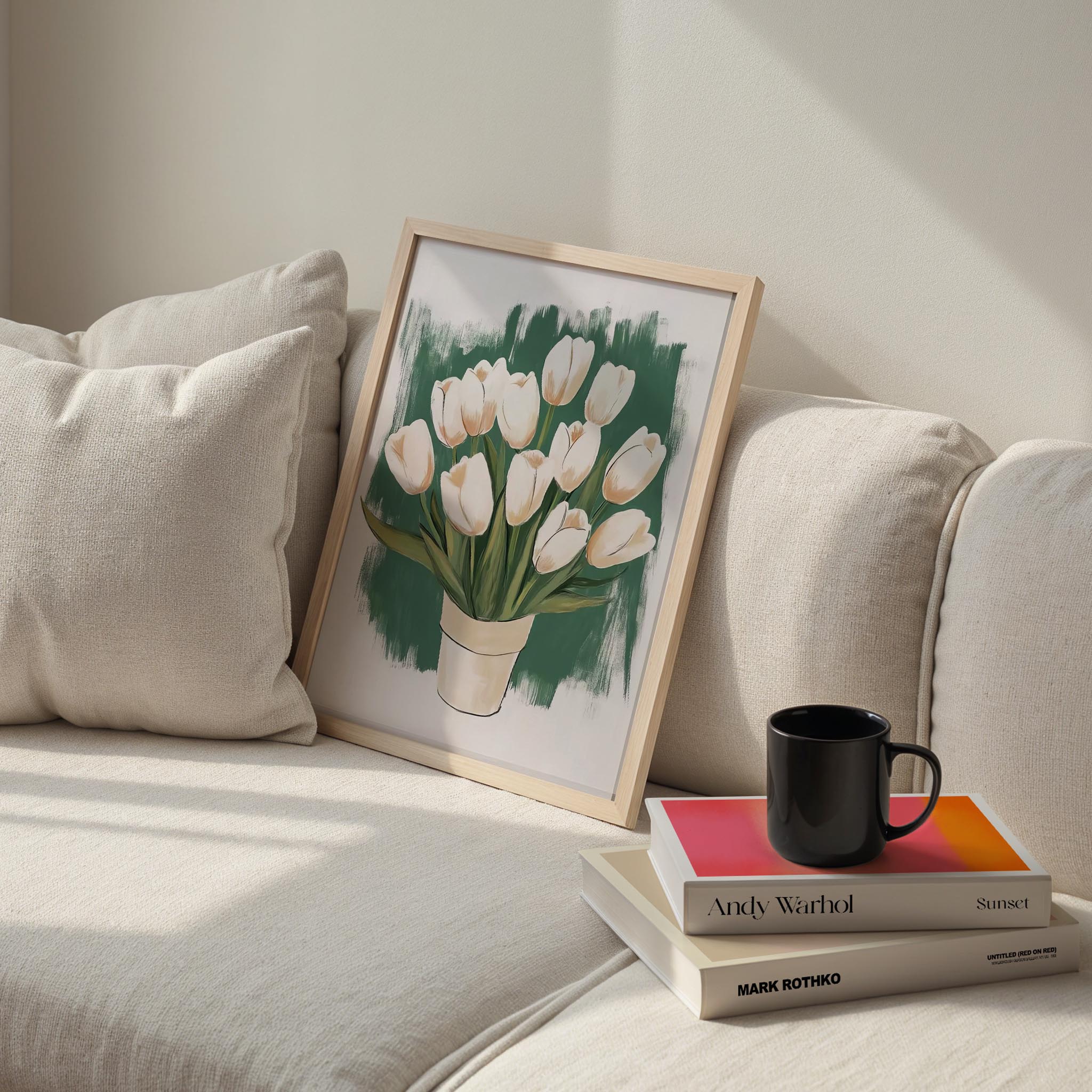 Çiçek Buketleri II - Beyaz Laleler