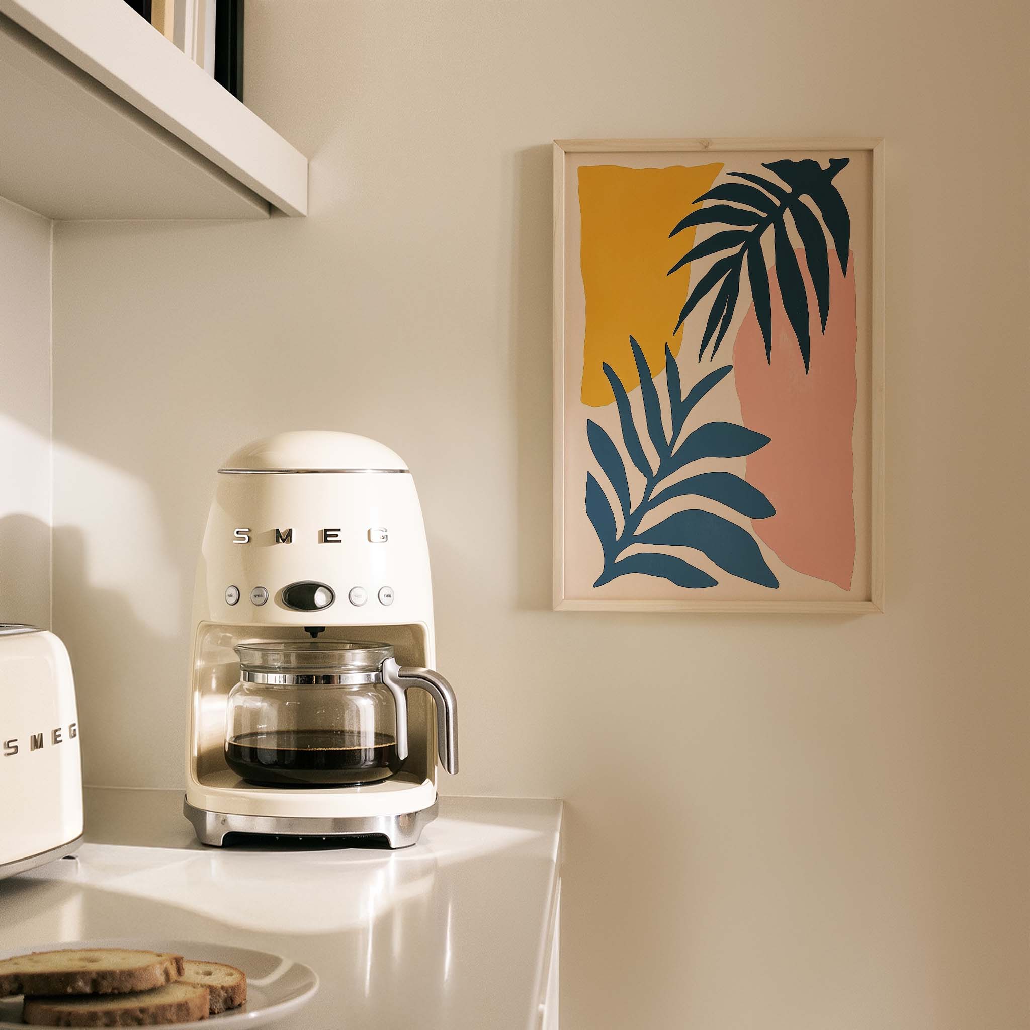 Palmiye Yaprakları Minimal Tropikal - Duvar Tablosu