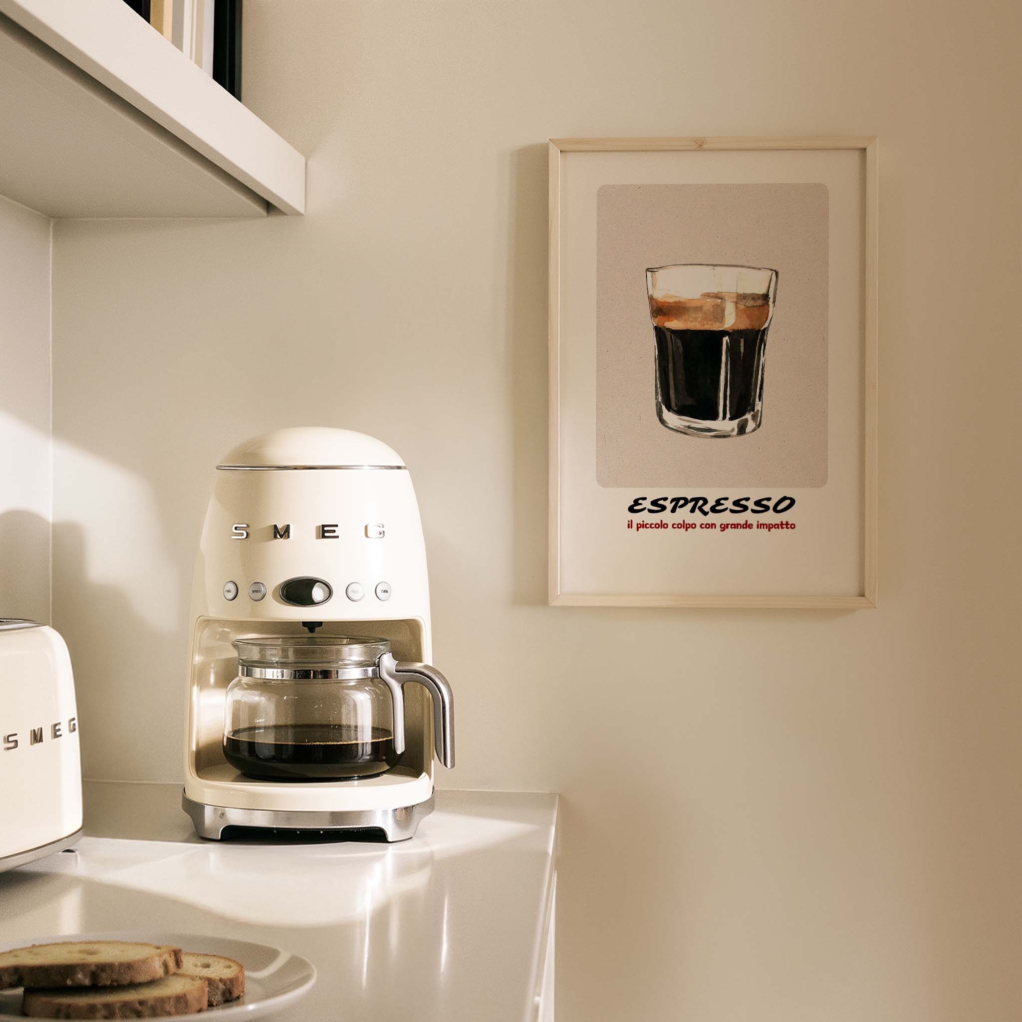 Espresso Akdeniz İtalya Koleksiyonu Mutfak Duvar Tablosu II