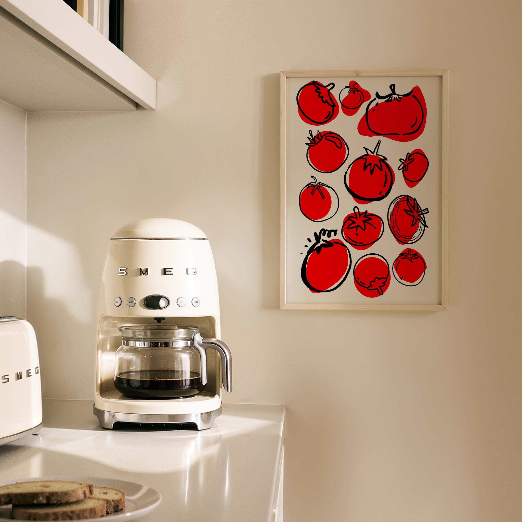 Domates Meyveler Mutfak Duvar Tablosu