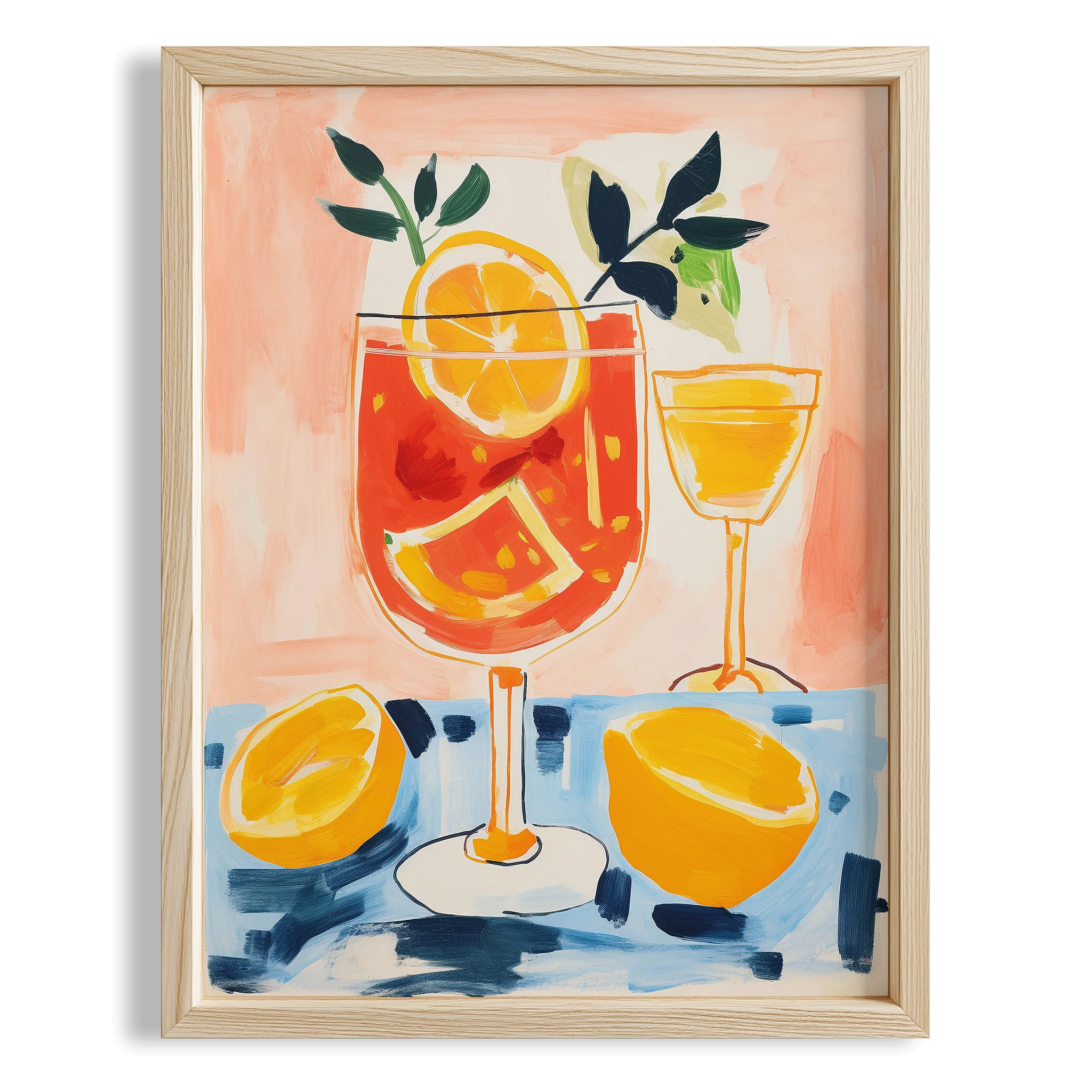 Aperol Kokteyl Mutfak Duvar Tablosu