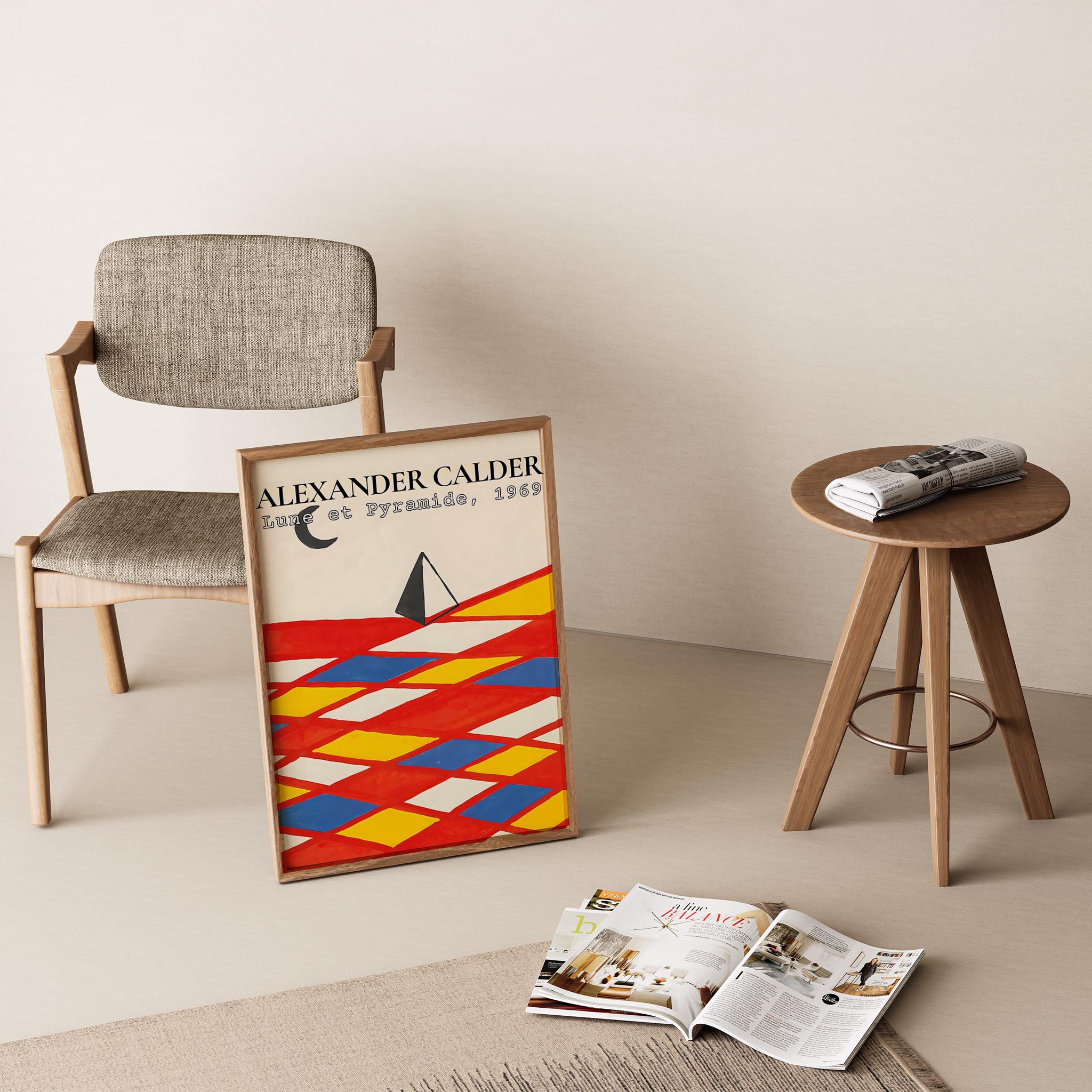 Alexander Sandy Calder IX Duvar Tablosu