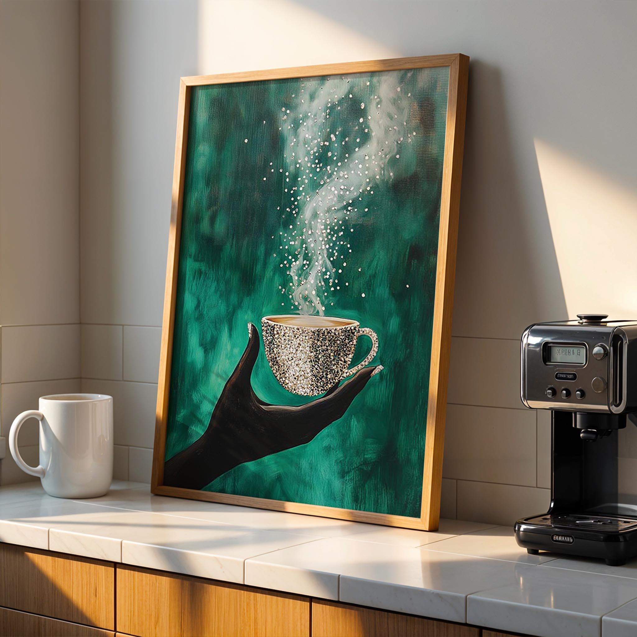 Kahve Fincanı VI - Mozaik Zümrüt