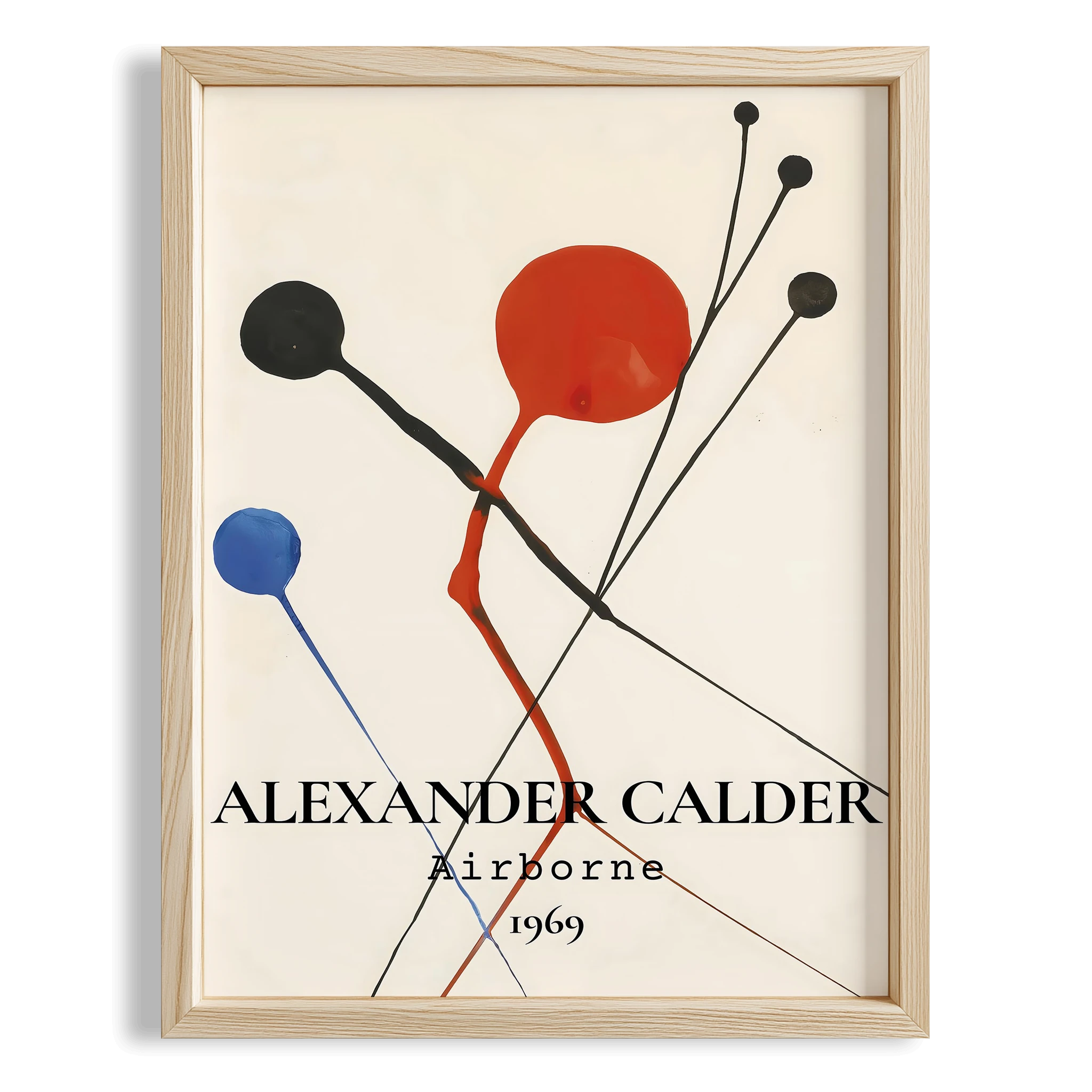 Alexander Sandy Calder XV Duvar Tablosu